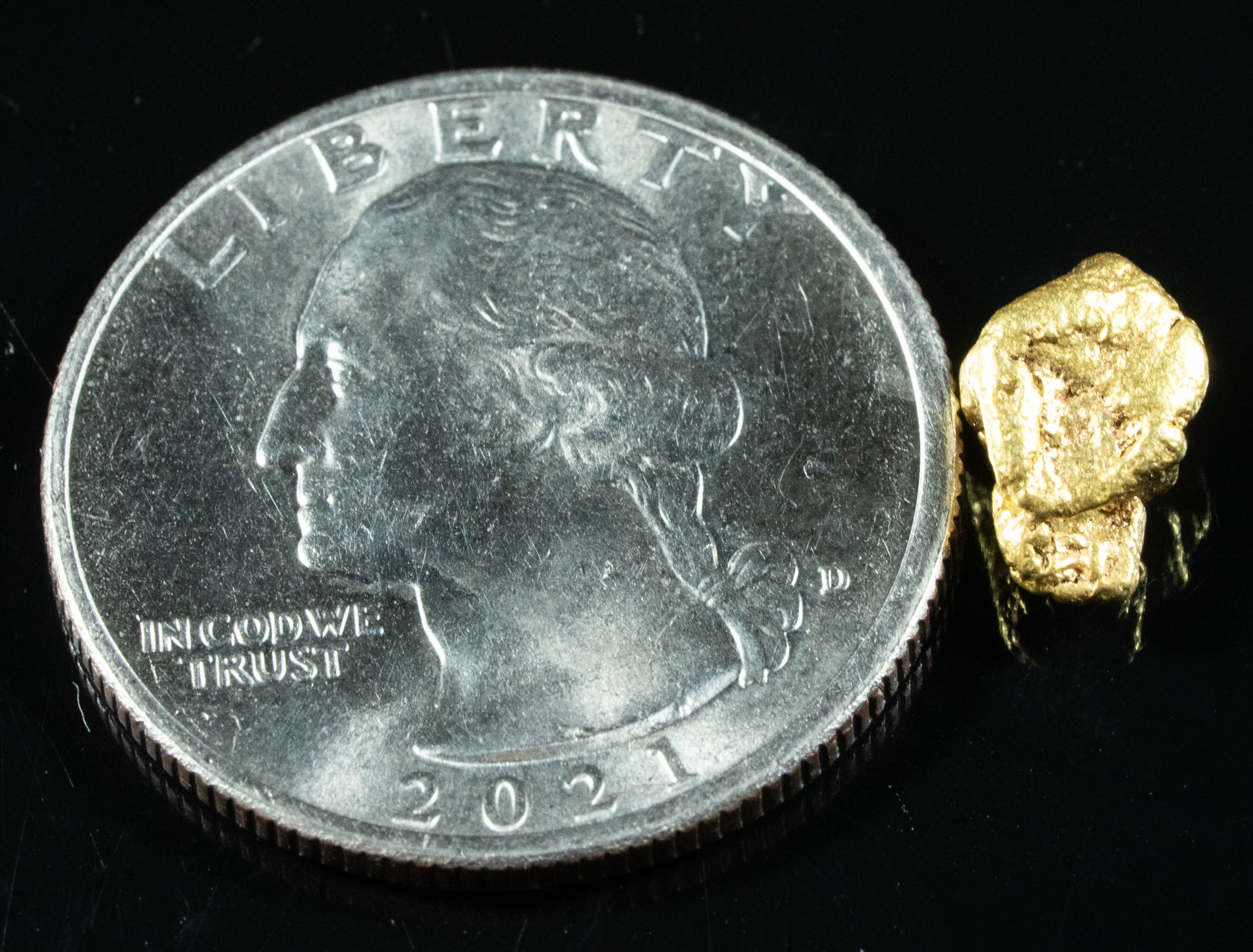 #136 Alaskan BC Natural Gold Nugget 1.41 Grams Genuine