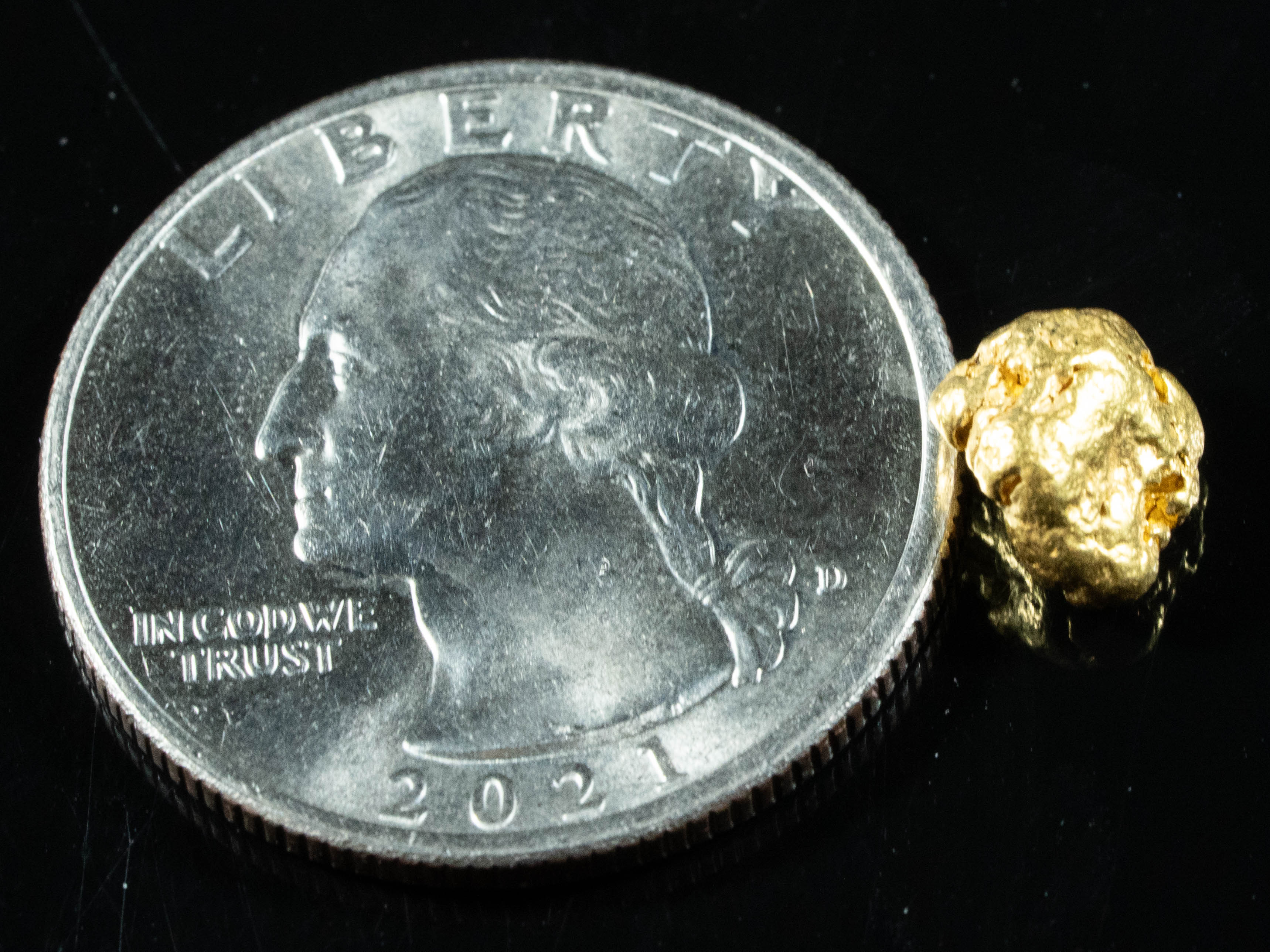 #137 Alaskan BC Natural Gold Nugget 1.79 Grams Genuine
