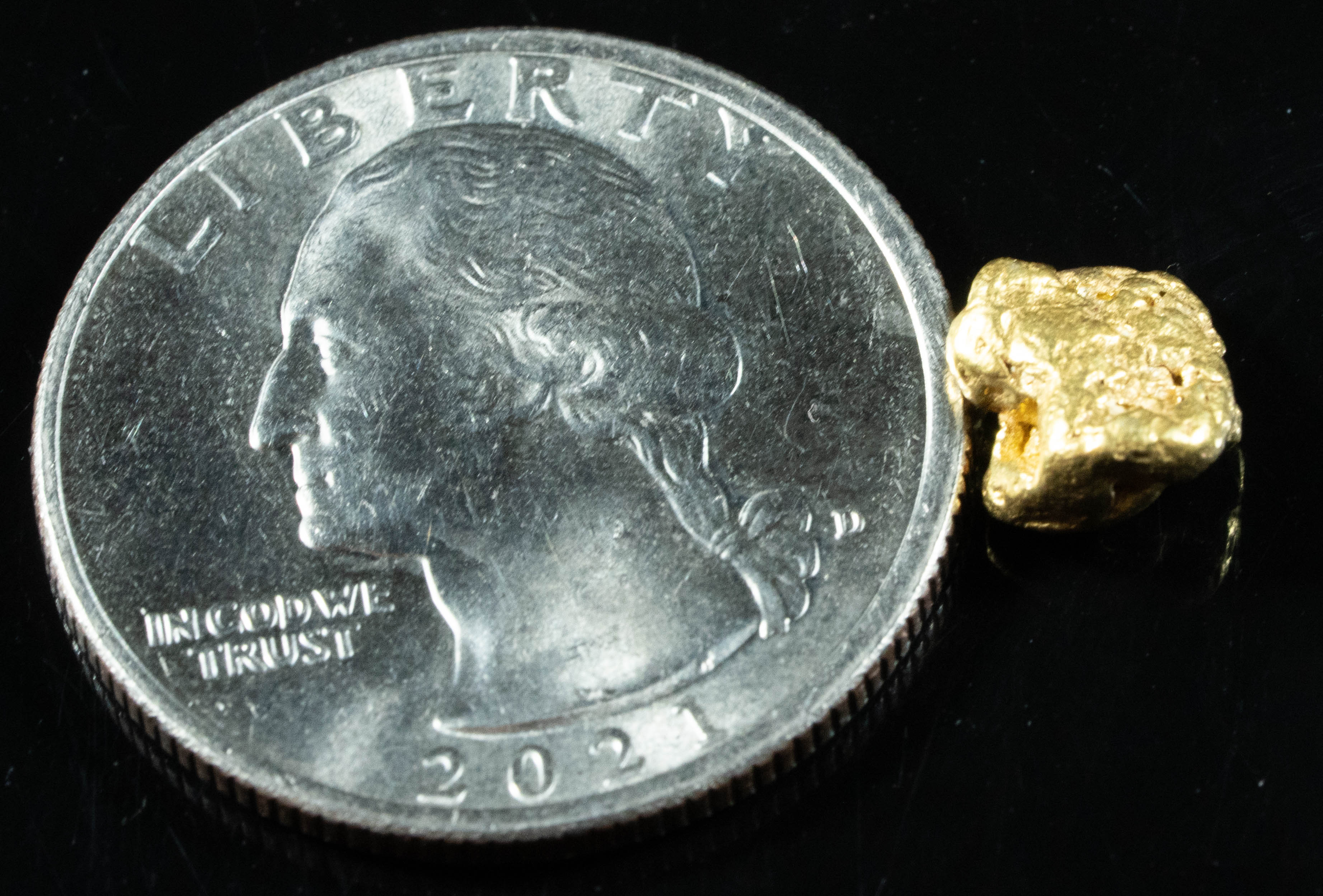 #140 Alaskan BC Natural Gold Nugget 1.45 Grams Genuine