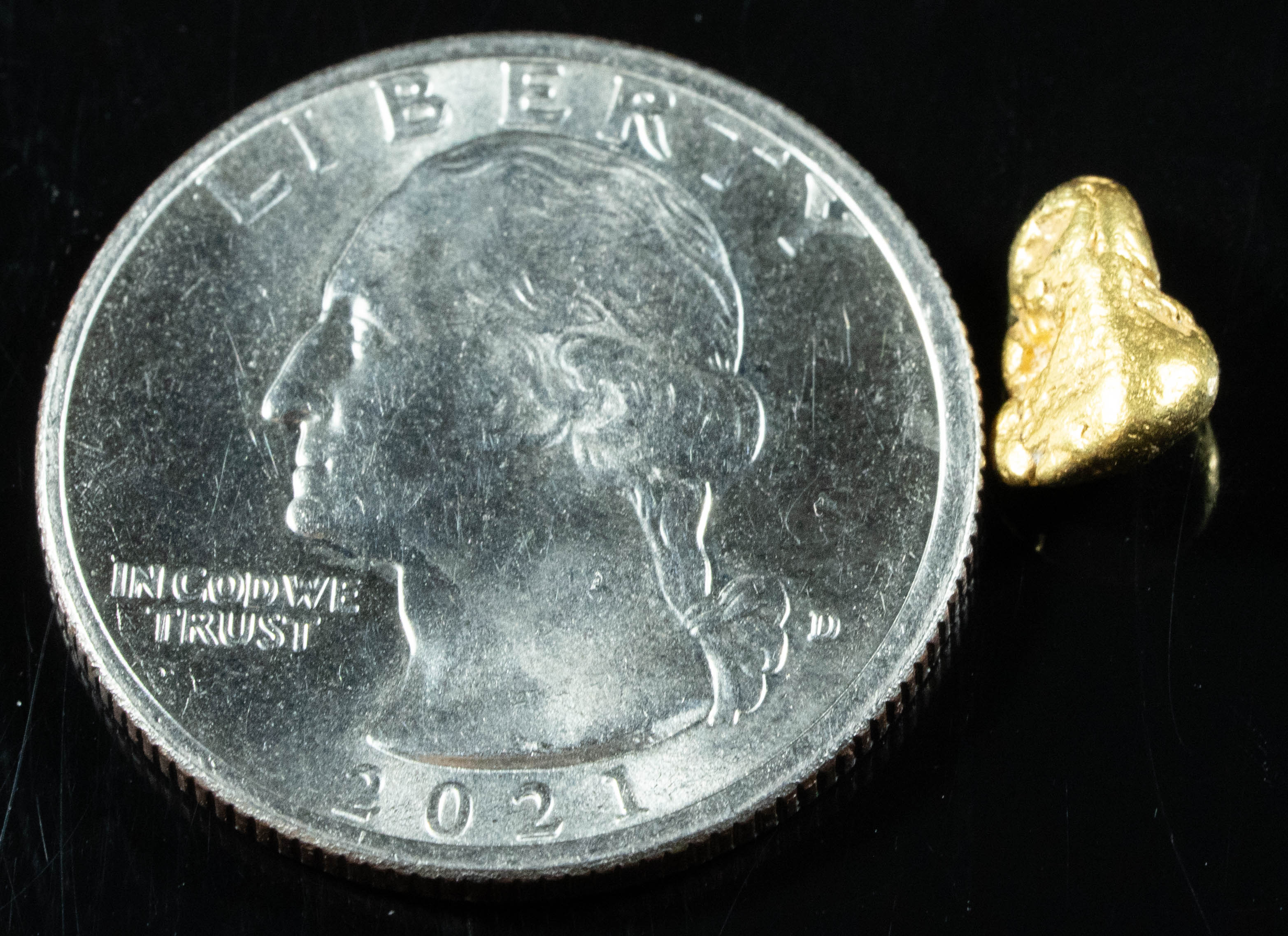 #143 Alaskan BC Natural Gold Nugget 1.21 Grams Genuine