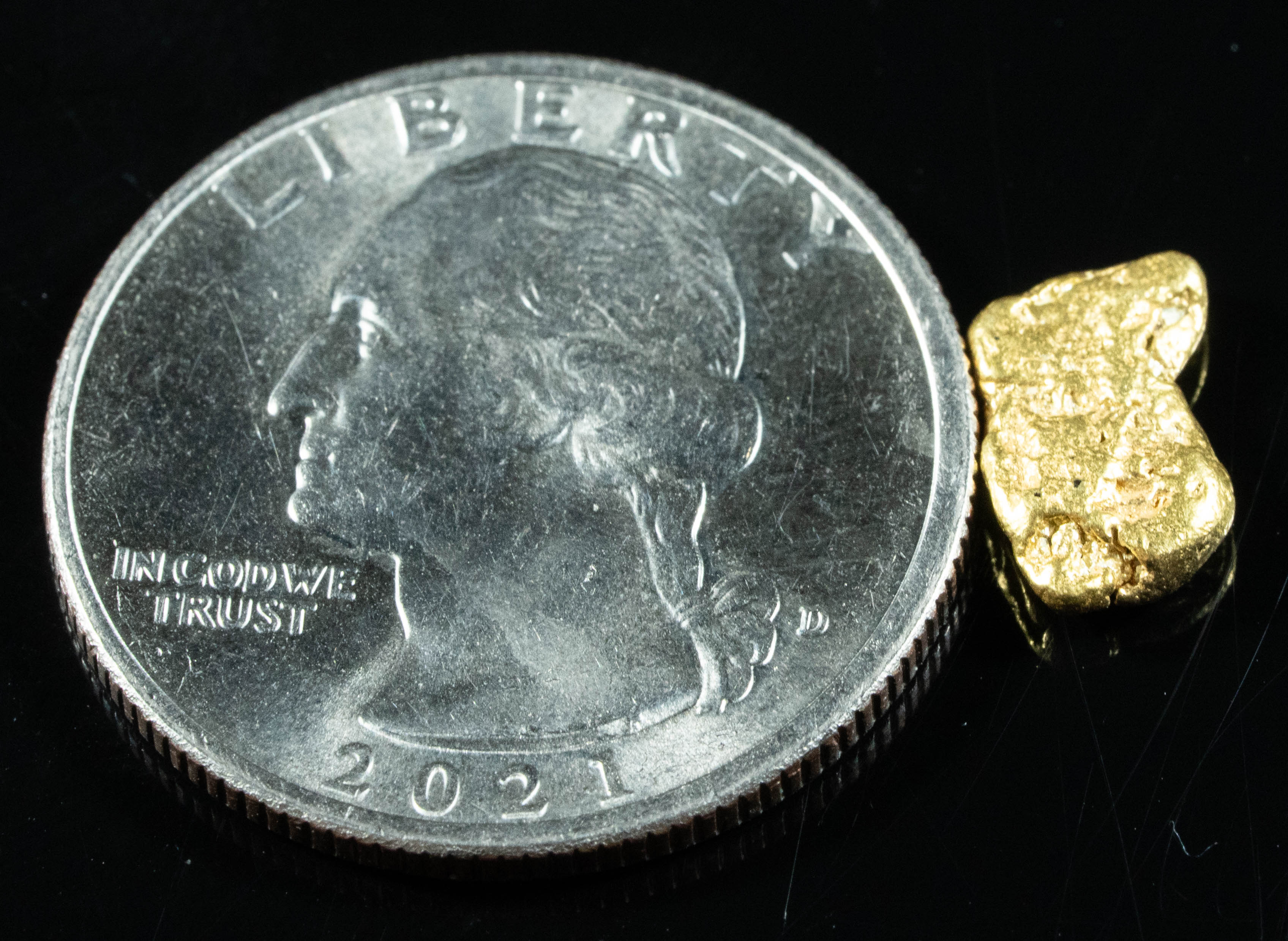 #144 Alaskan BC Natural Gold Nugget 1.14 Grams Genuine