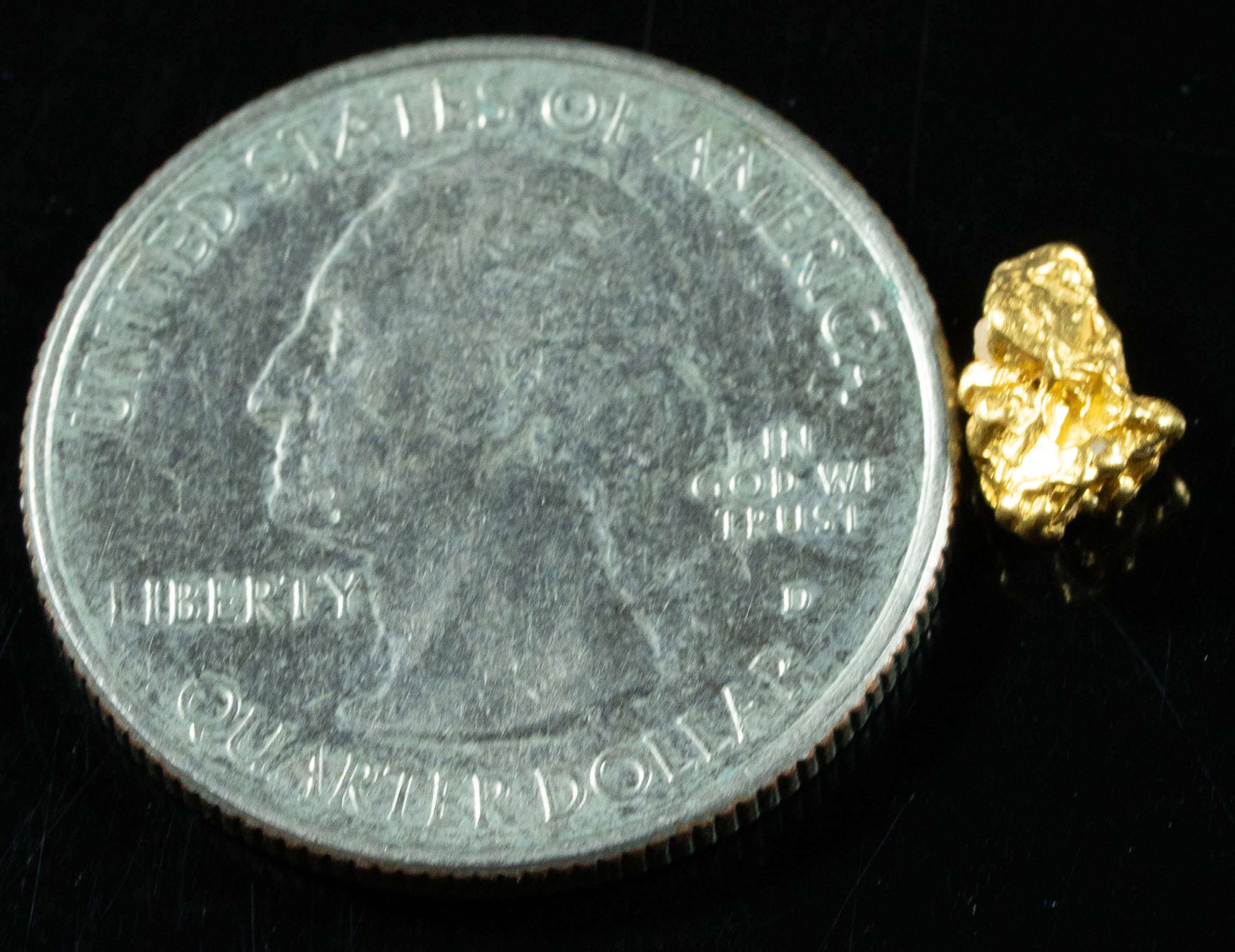 #810 Natural Gold Nugget Australian .96 Grams Genuine