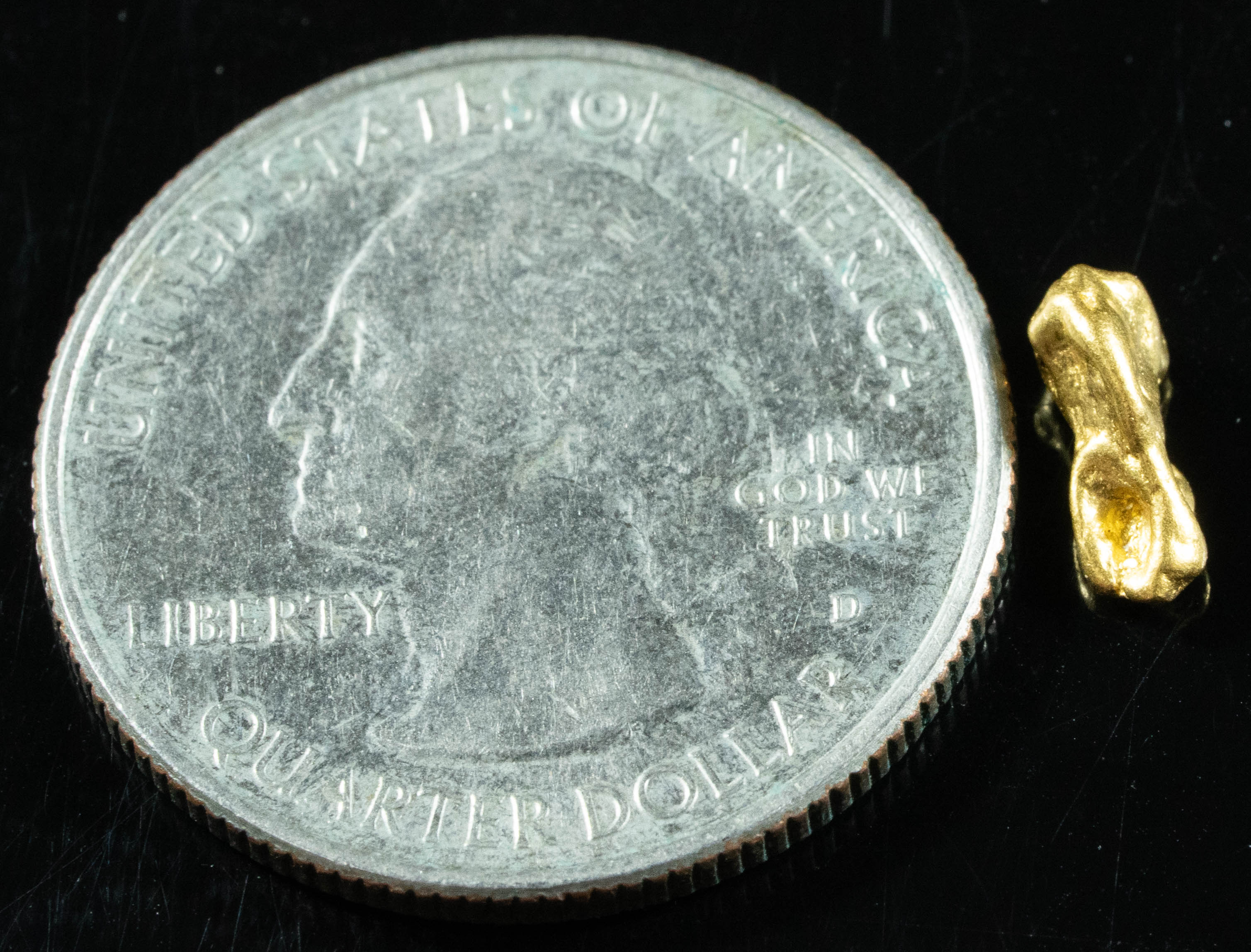 #819 Natural Gold Nugget Australian .69 Grams Genuine