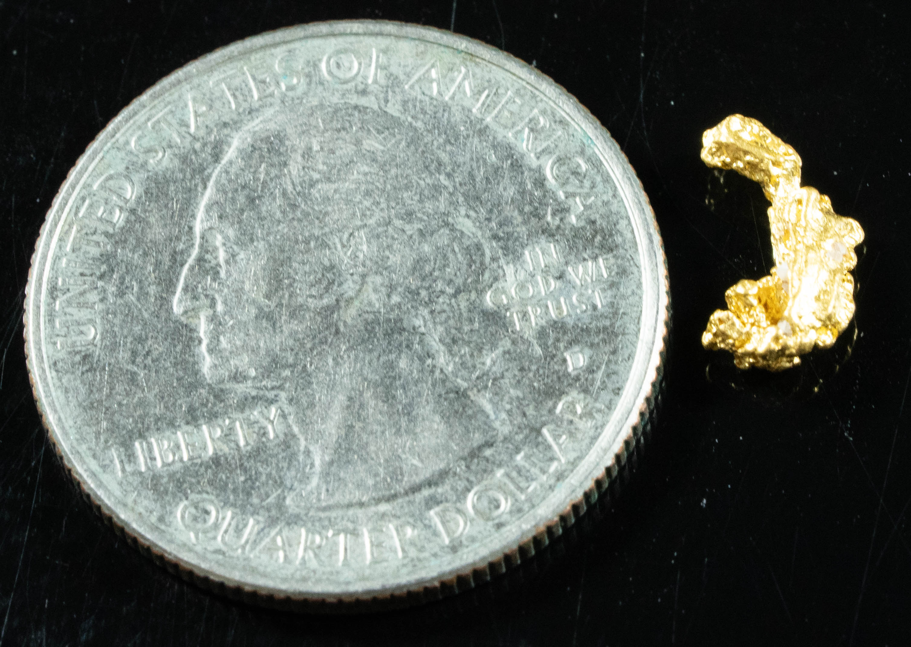 #827 Natural Gold Nugget Australian .65 Grams Genuine