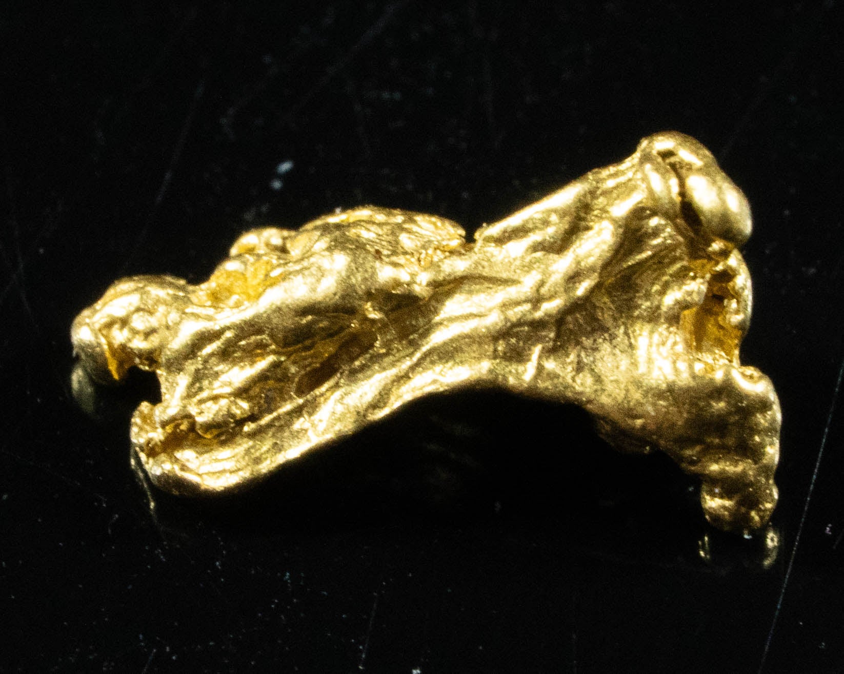 #828 Natural Gold Nugget Australian .41 Grams Genuine