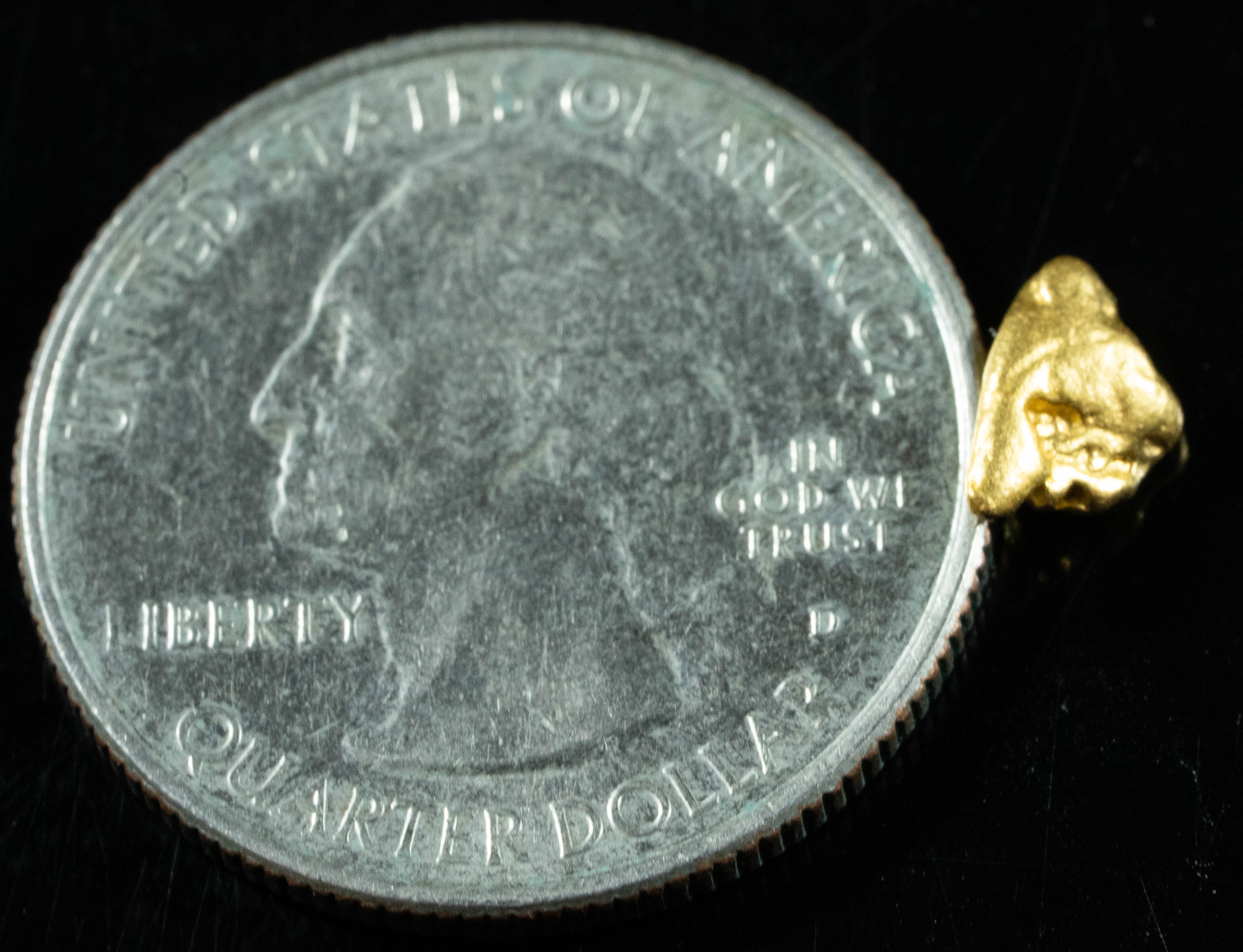 #836 Natural Gold Nugget Australian .85 Grams Genuine