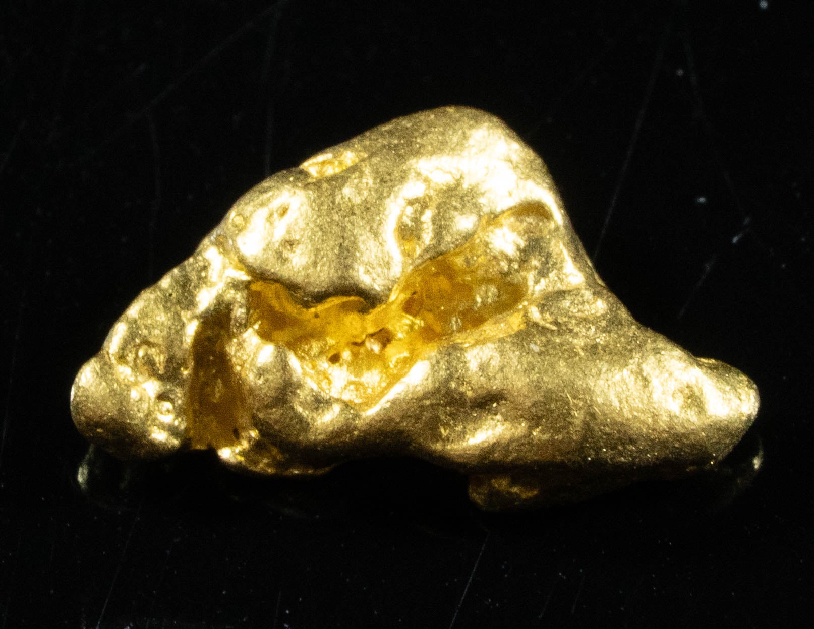 #862 Natural Gold Nugget Australian .81 Grams Genuine