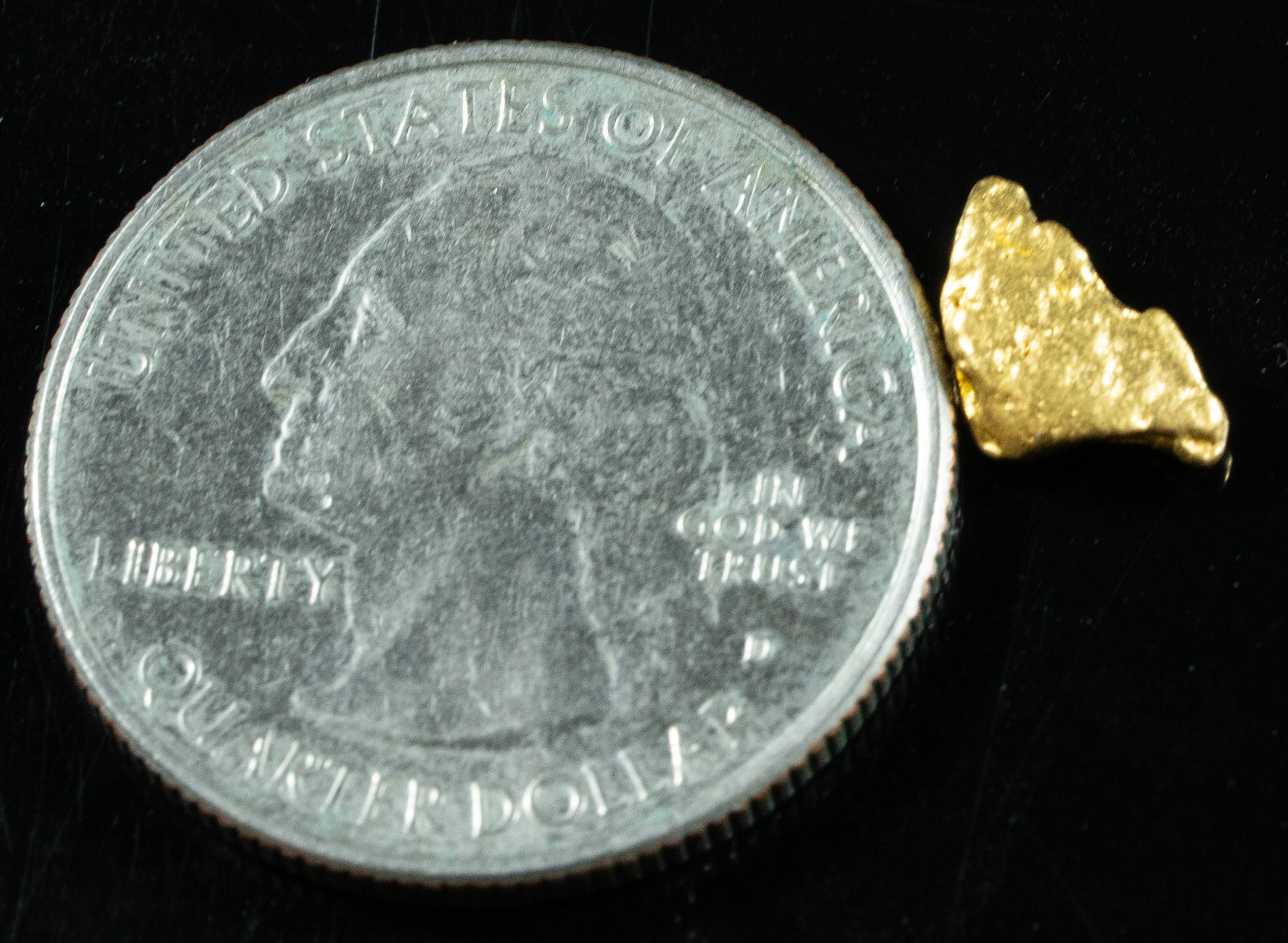 #862 Natural Gold Nugget Australian .81 Grams Genuine