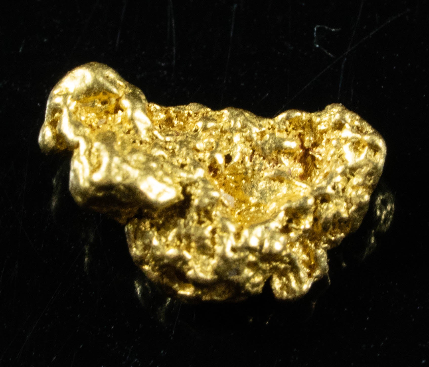 #867 Natural Gold Nugget Australian .60 Grams Genuine