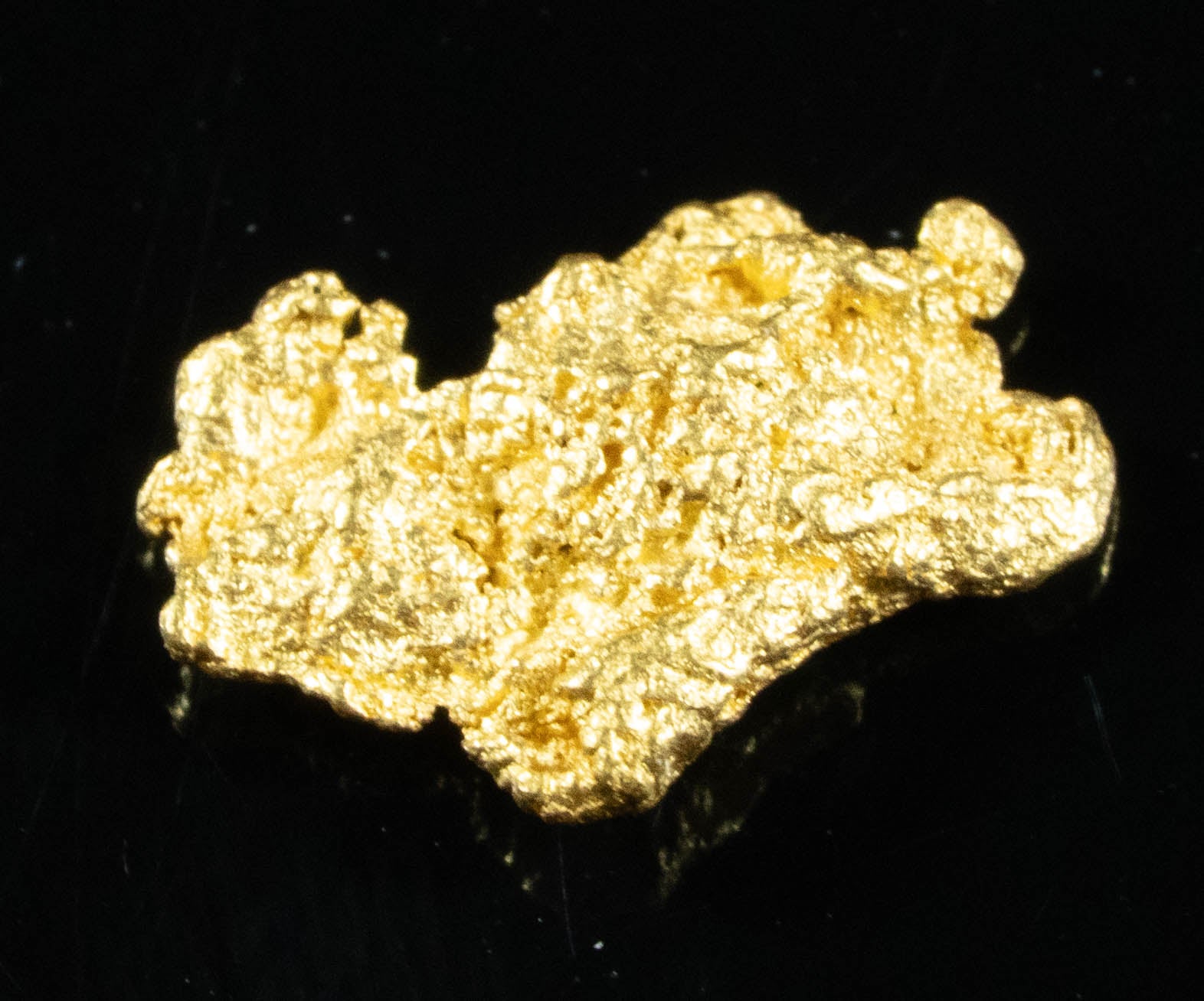 #733 Natural Gold Nugget Australian .44 Grams Genuine