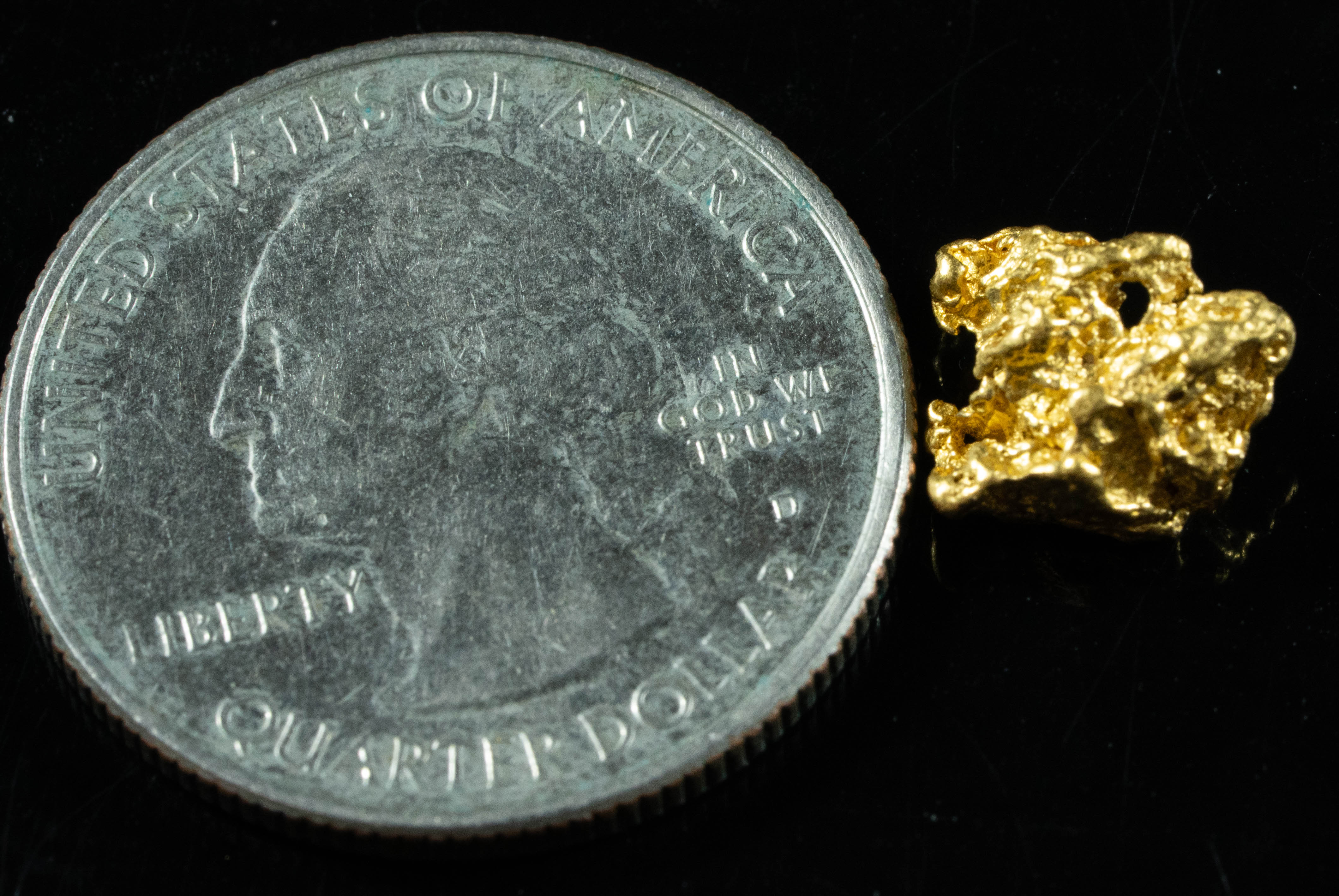 #878 Natural Gold Nugget Australian 1.90 Grams Genuine