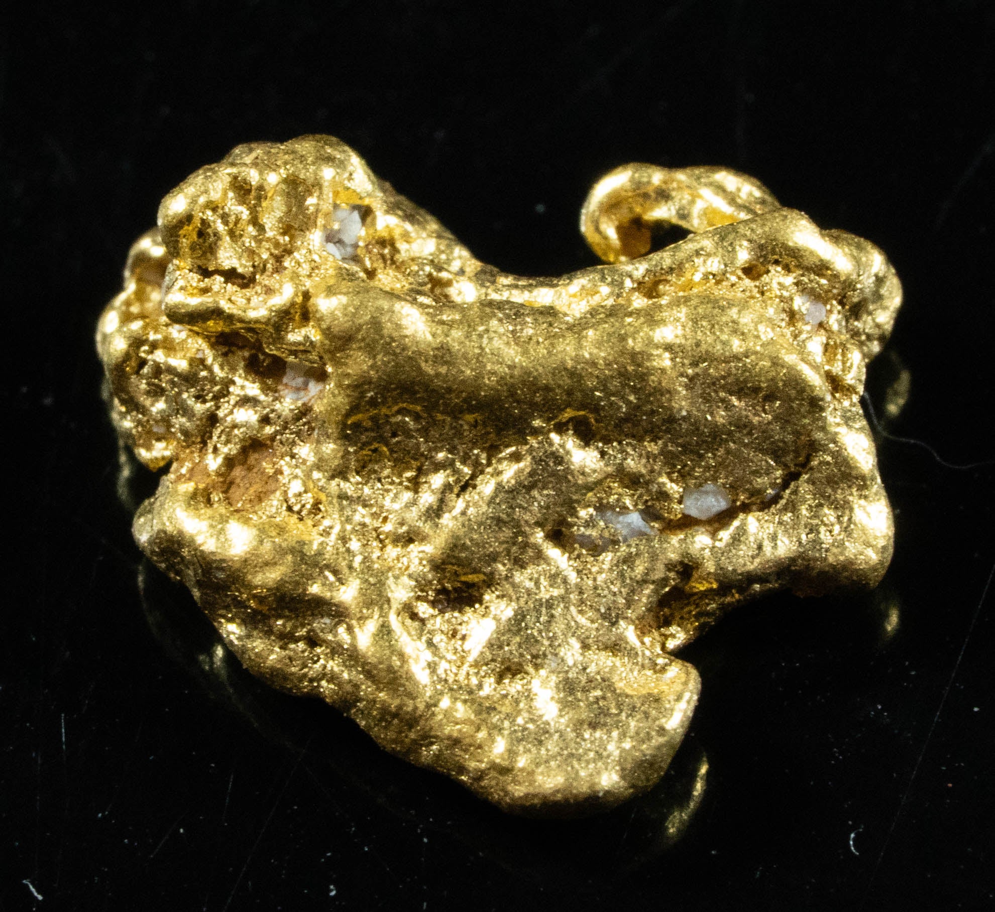 #879 Natural Gold Nugget Australian 1.17 Grams Genuine