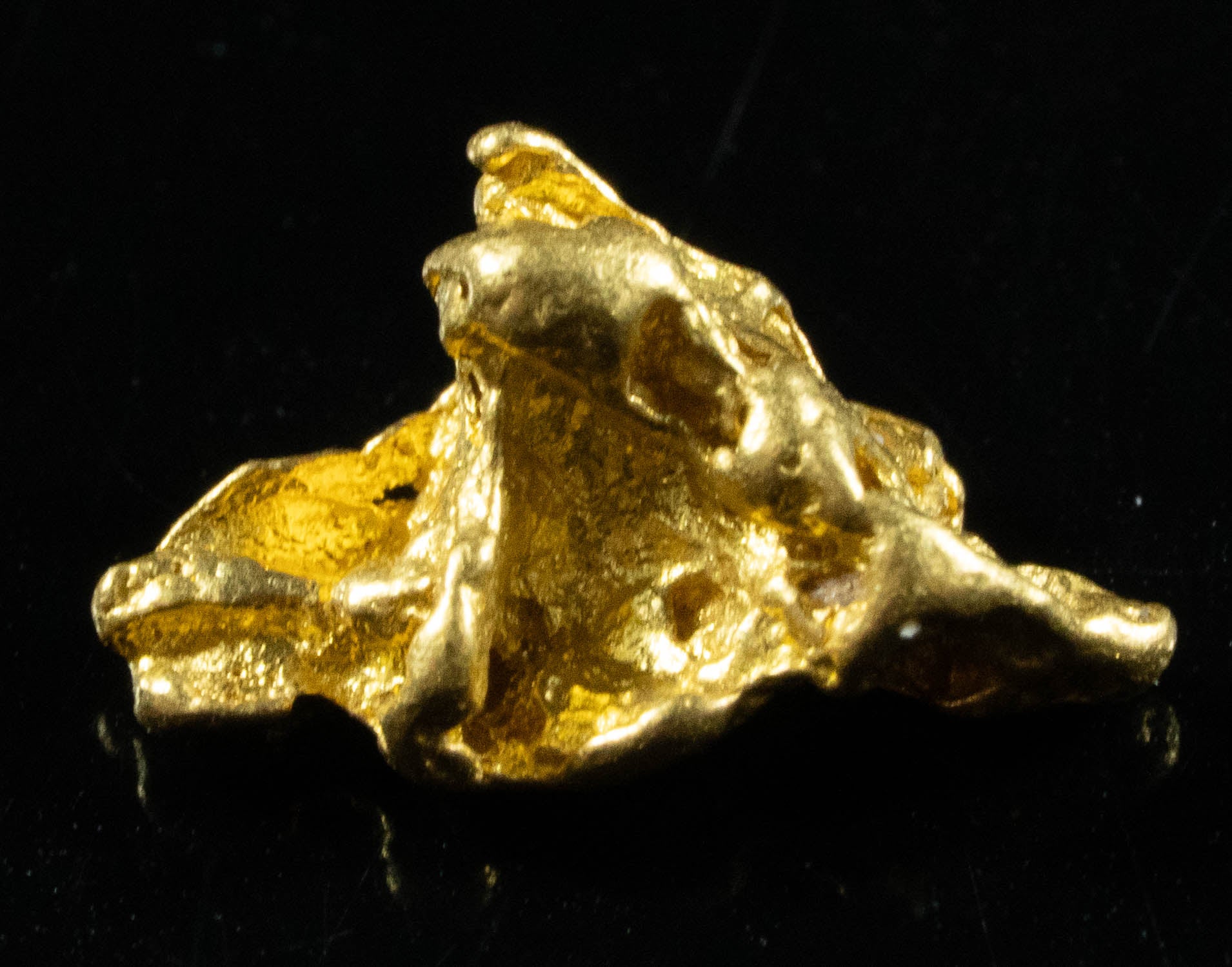 #883 Natural Gold Nugget Australian .58 Grams Genuine