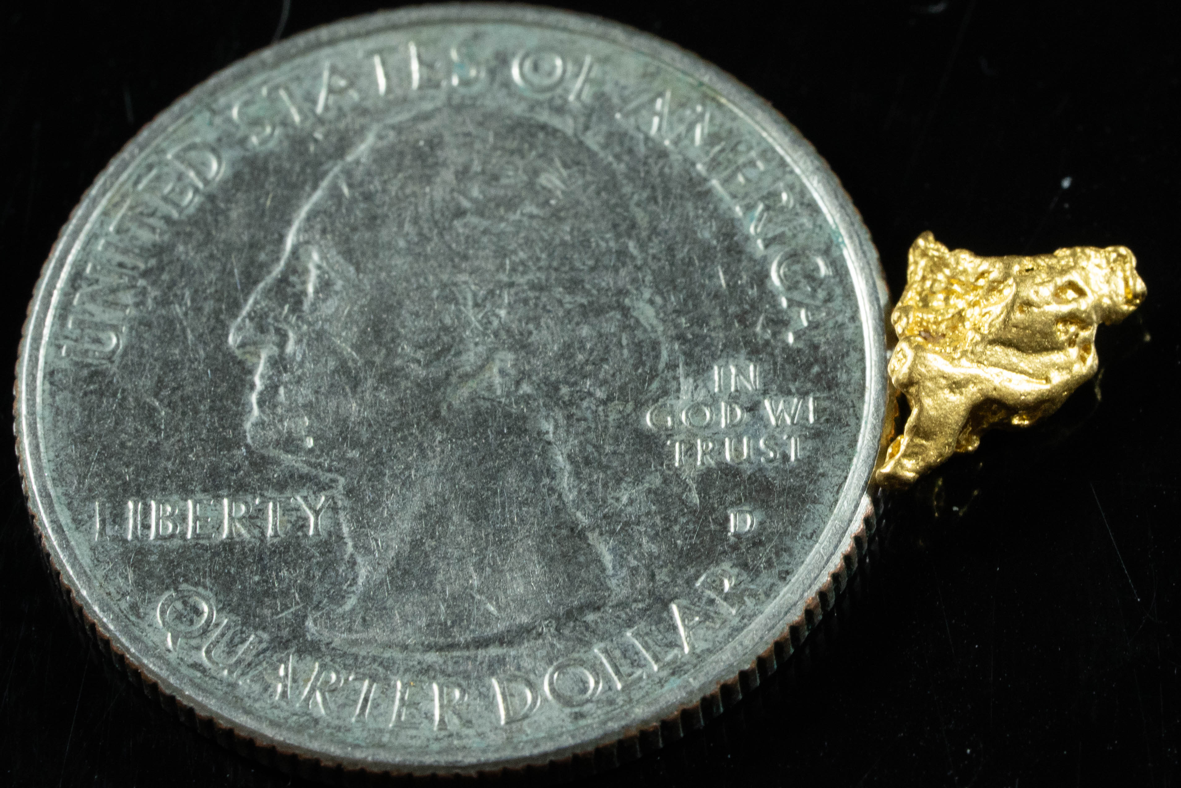 #883 Natural Gold Nugget Australian .58 Grams Genuine