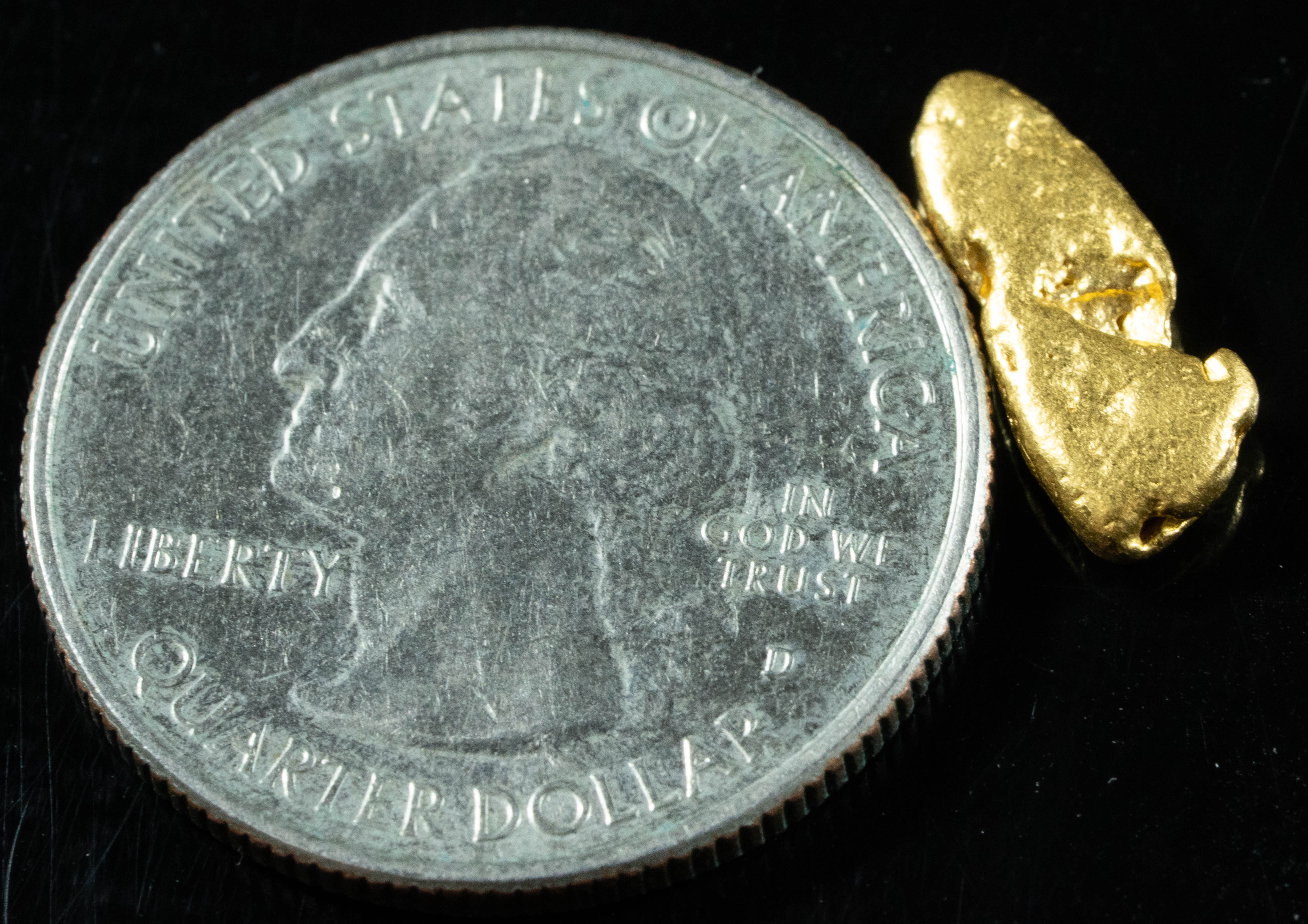 #885 Natural Gold Nugget Australian 1.65 Grams Genuine