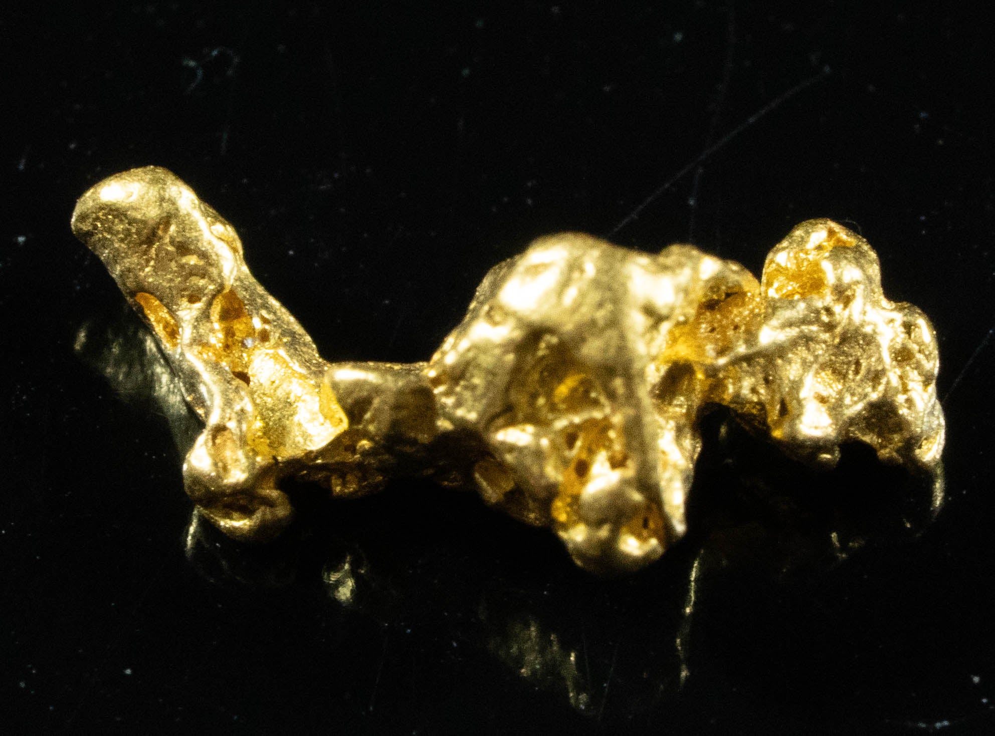 #886 Natural Gold Nugget Australian .55 Grams Genuine