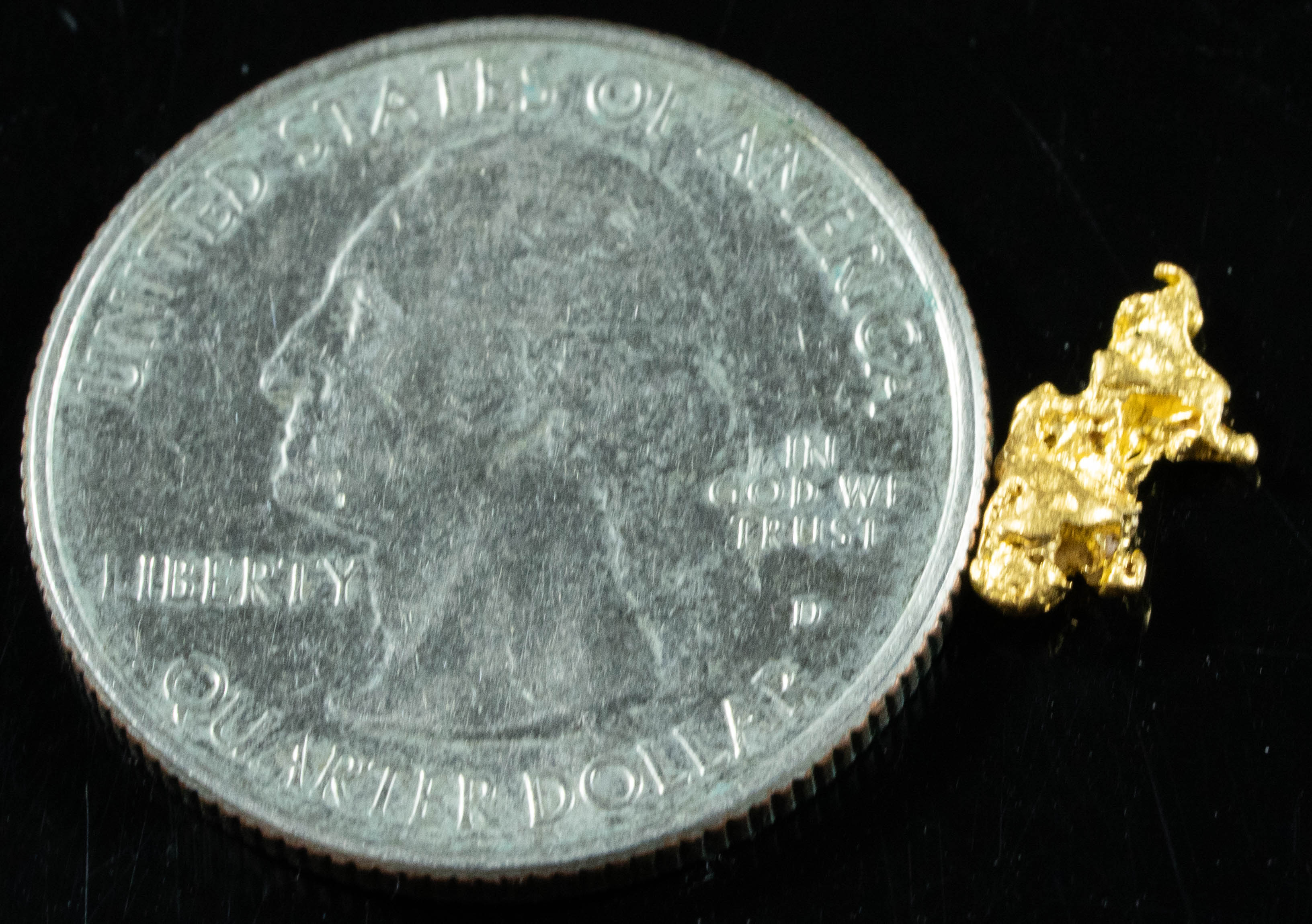 #890 Natural Gold Nugget Australian .45 Grams Genuine