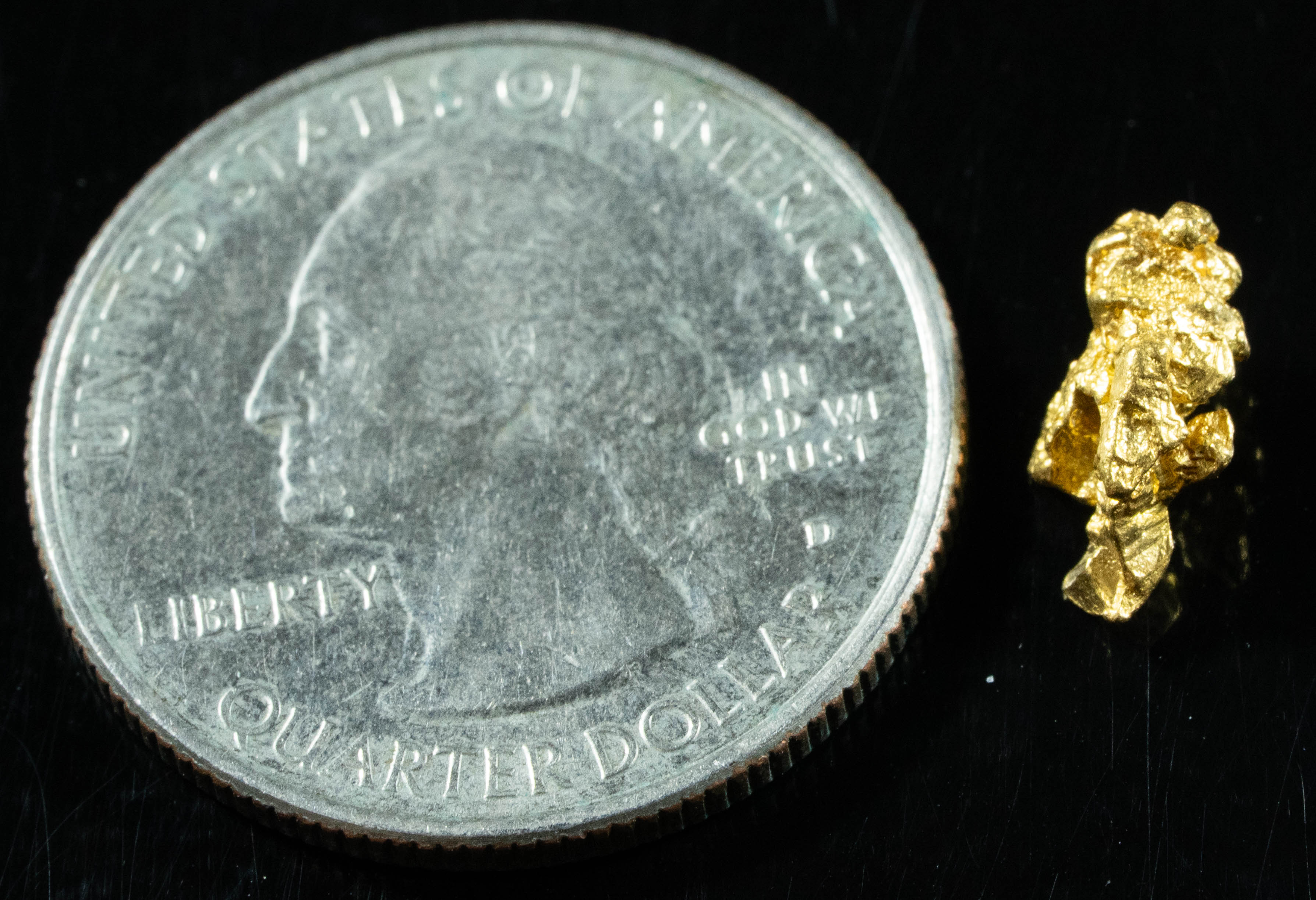 #895 Natural Gold Nugget Australian 1.11 Grams Genuine