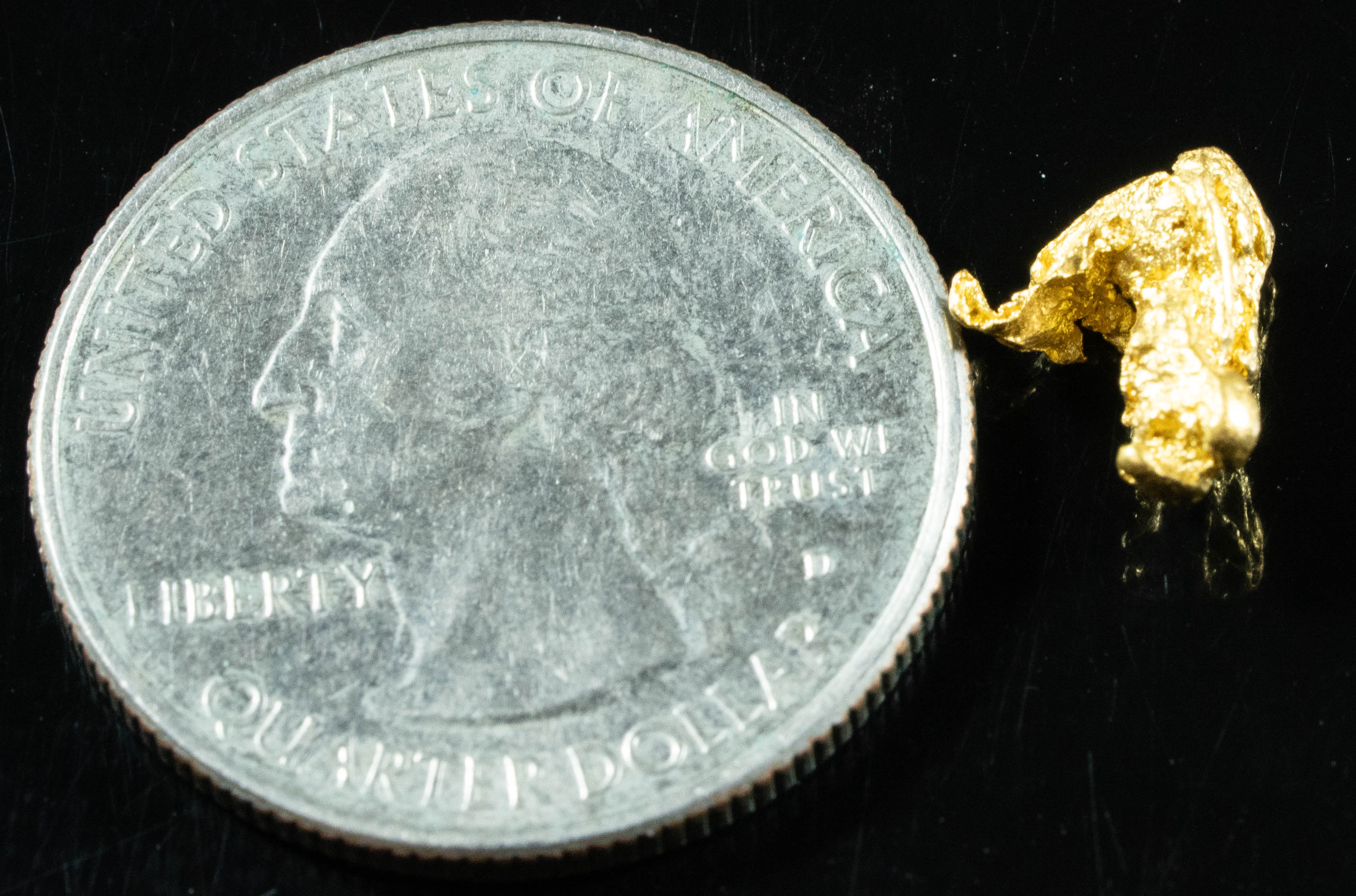 #898 Natural Gold Nugget Australian 1.29 Grams Genuine