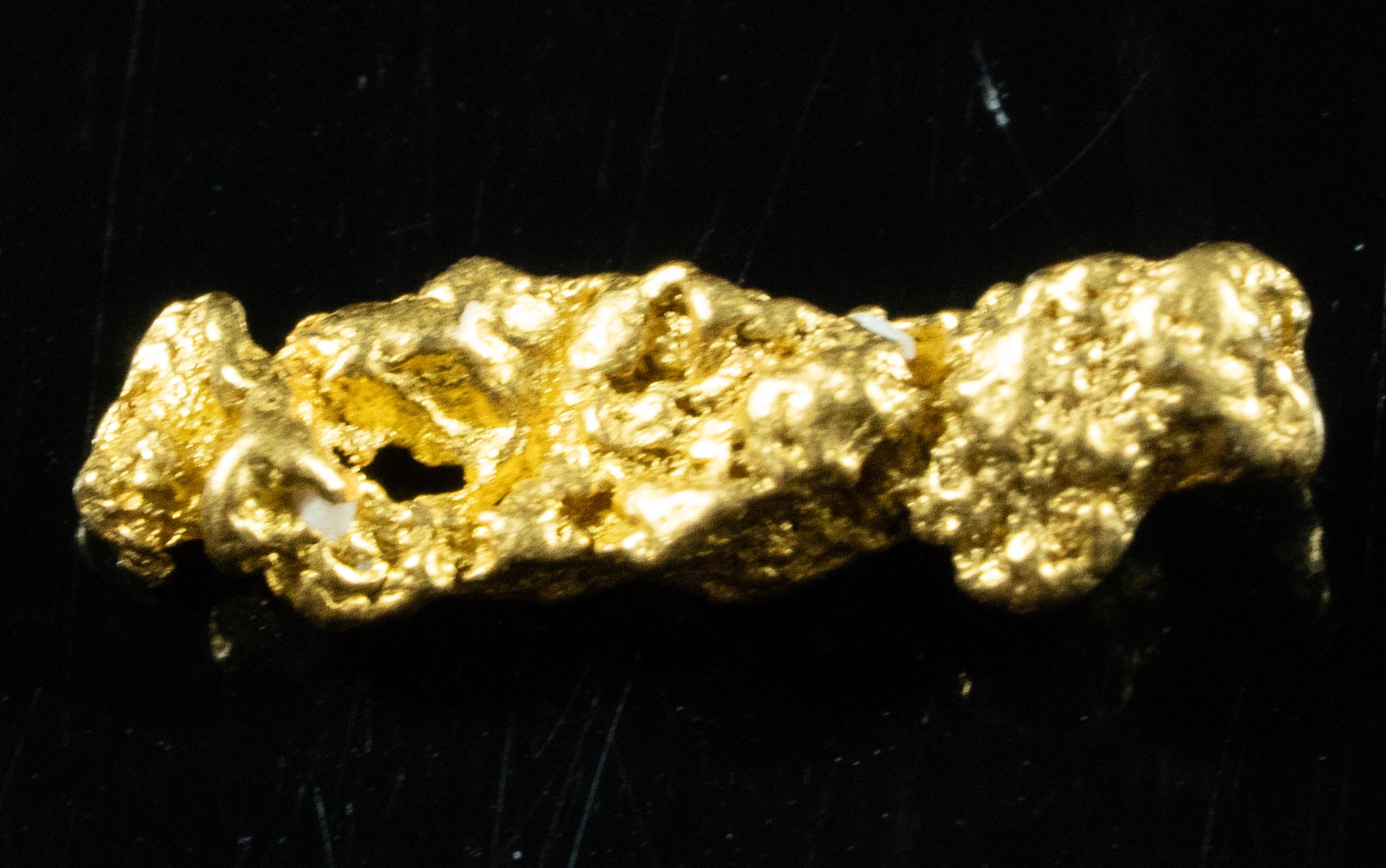 #899 Natural Gold Nugget Australian .43 Grams Genuine