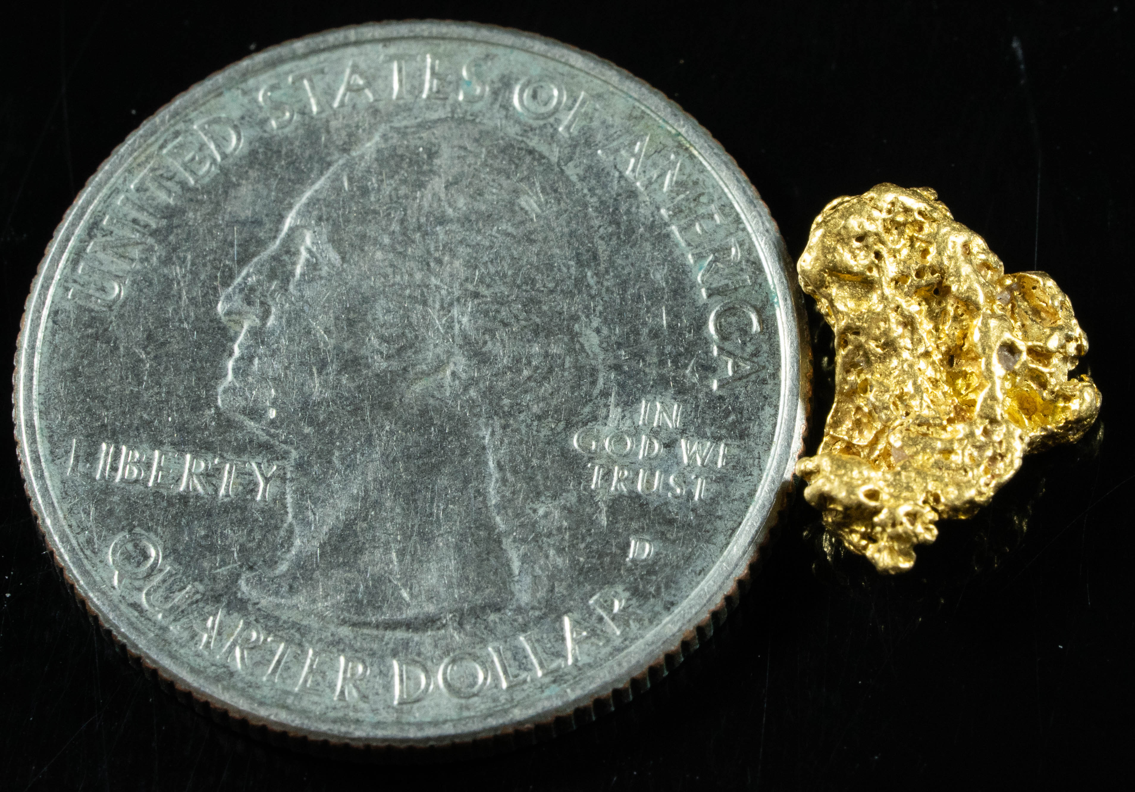 #736 Natural Gold Nugget Australian 1.84 Grams Genuine