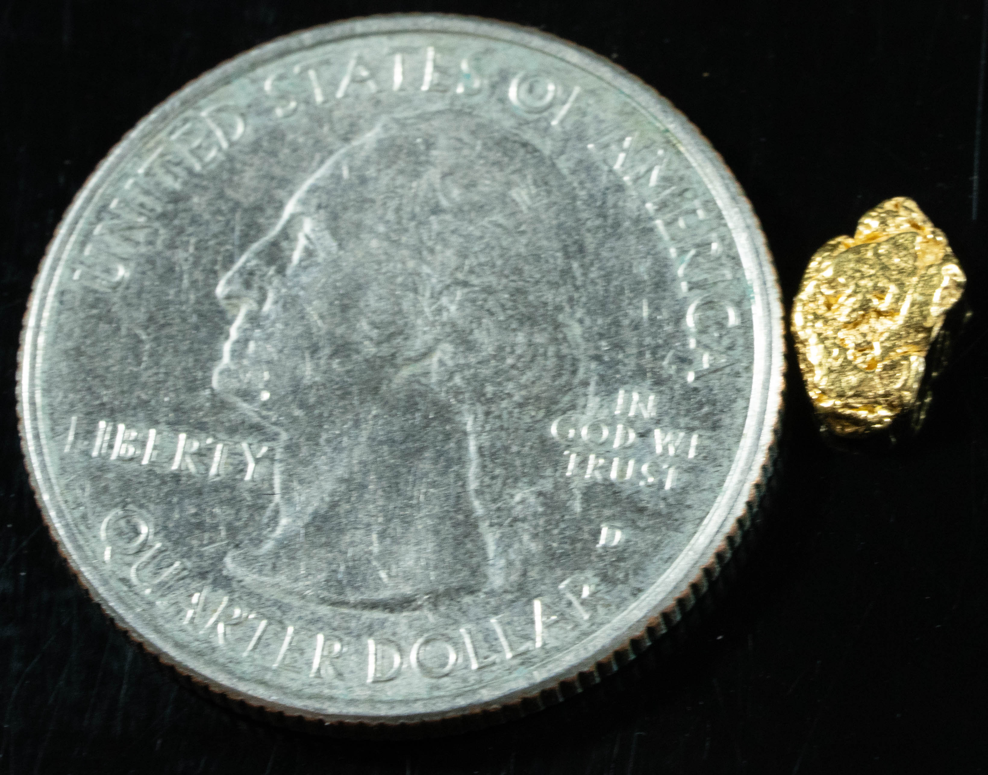 #17 Alaskan BC Natural Gold Nugget .51 Grams Genuine