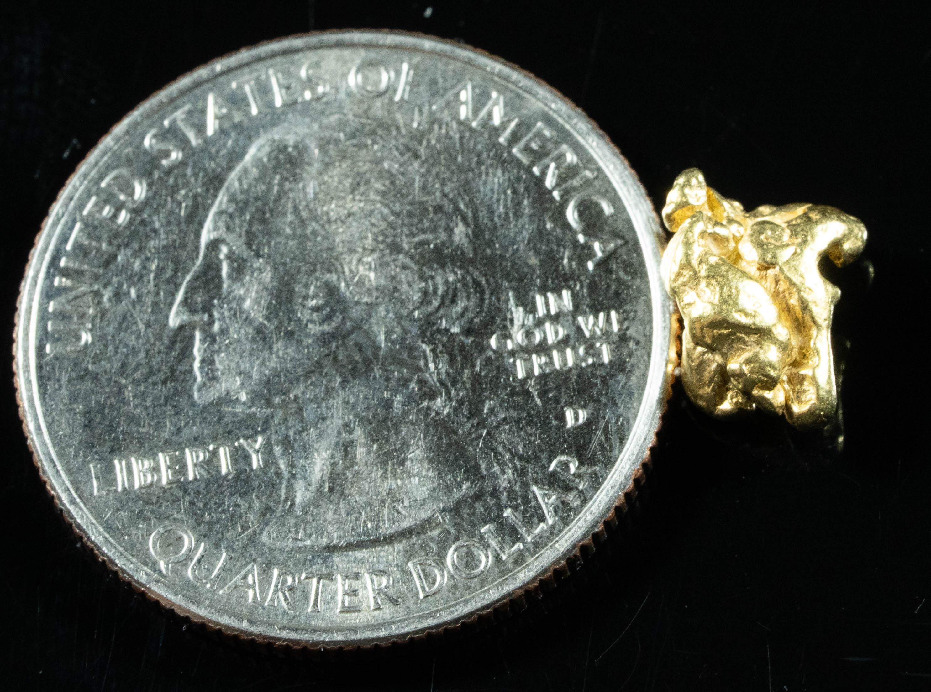 #17 Alaskan BC Natural Gold Nugget 1.39 Grams Genuine