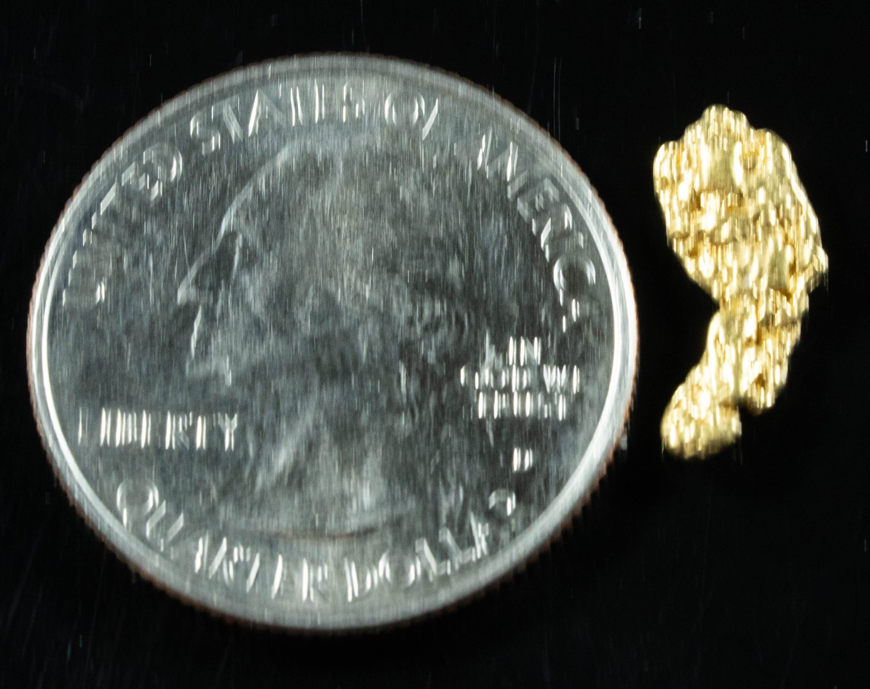 #25 Alaskan BC Natural Gold Nugget 1.02 Grams Genuine