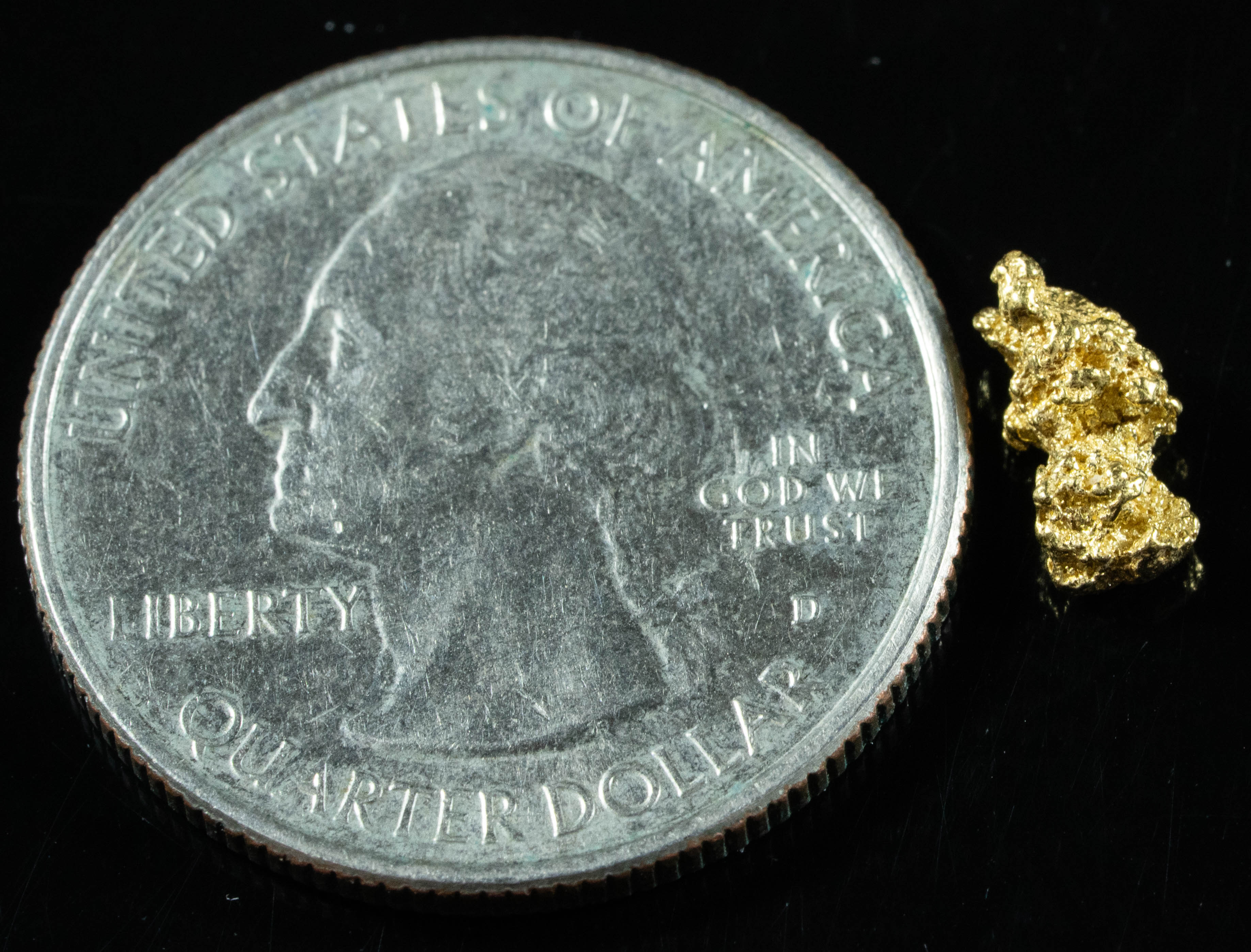 #49 Alaskan BC Natural Gold Nugget .48 Grams Genuine