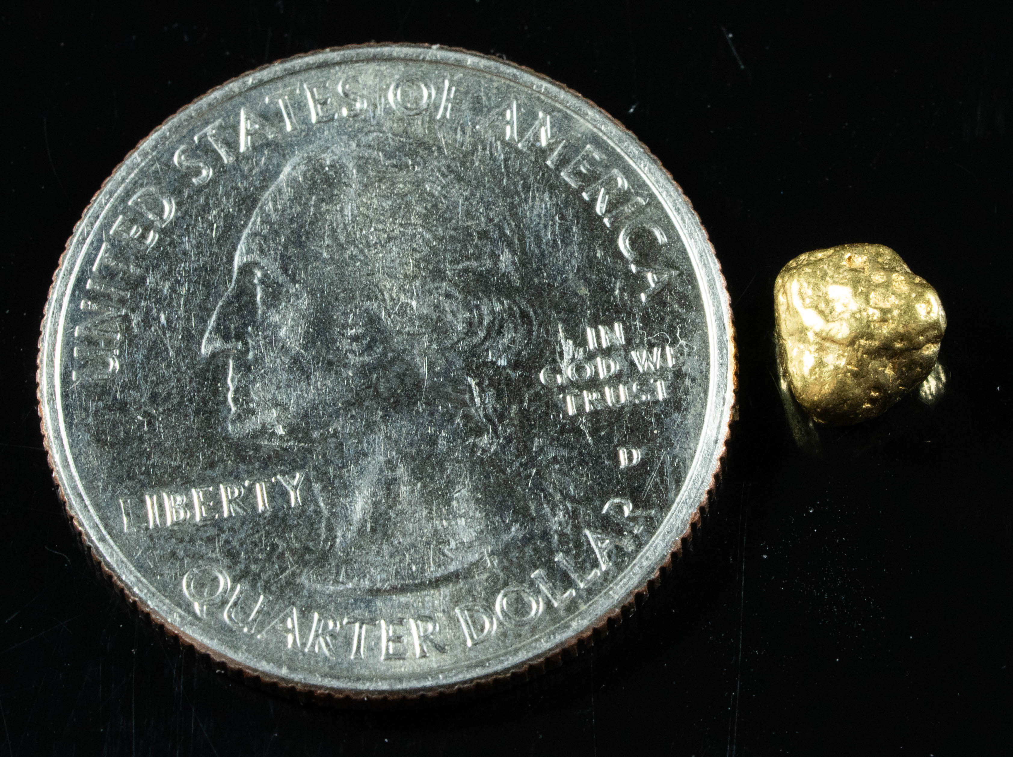 #156 Alaskan BC Natural Gold Nugget 1.42 Grams Genuine
