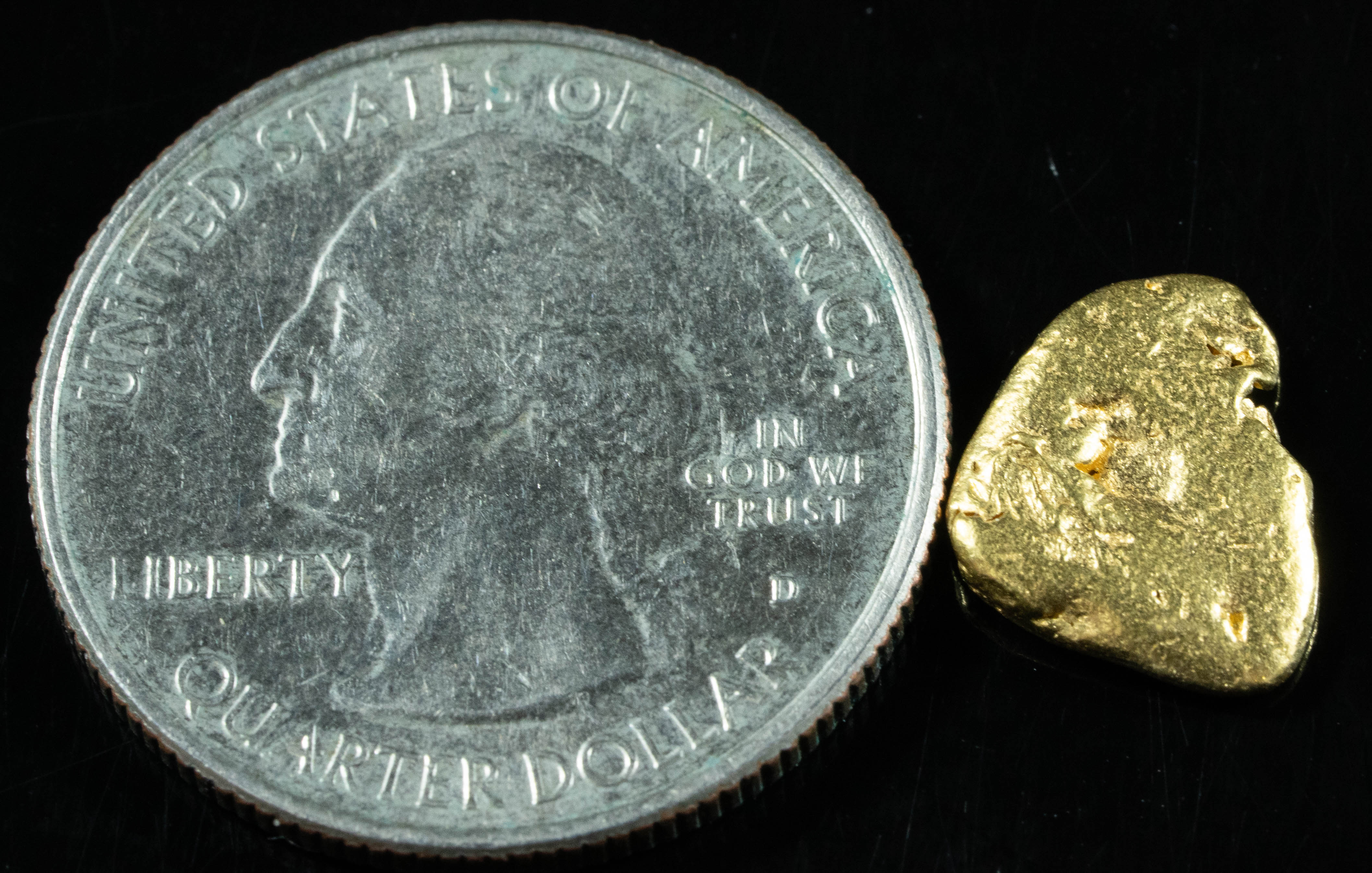 #59 Alaskan BC Natural Gold Nugget 1.84 Grams Genuine