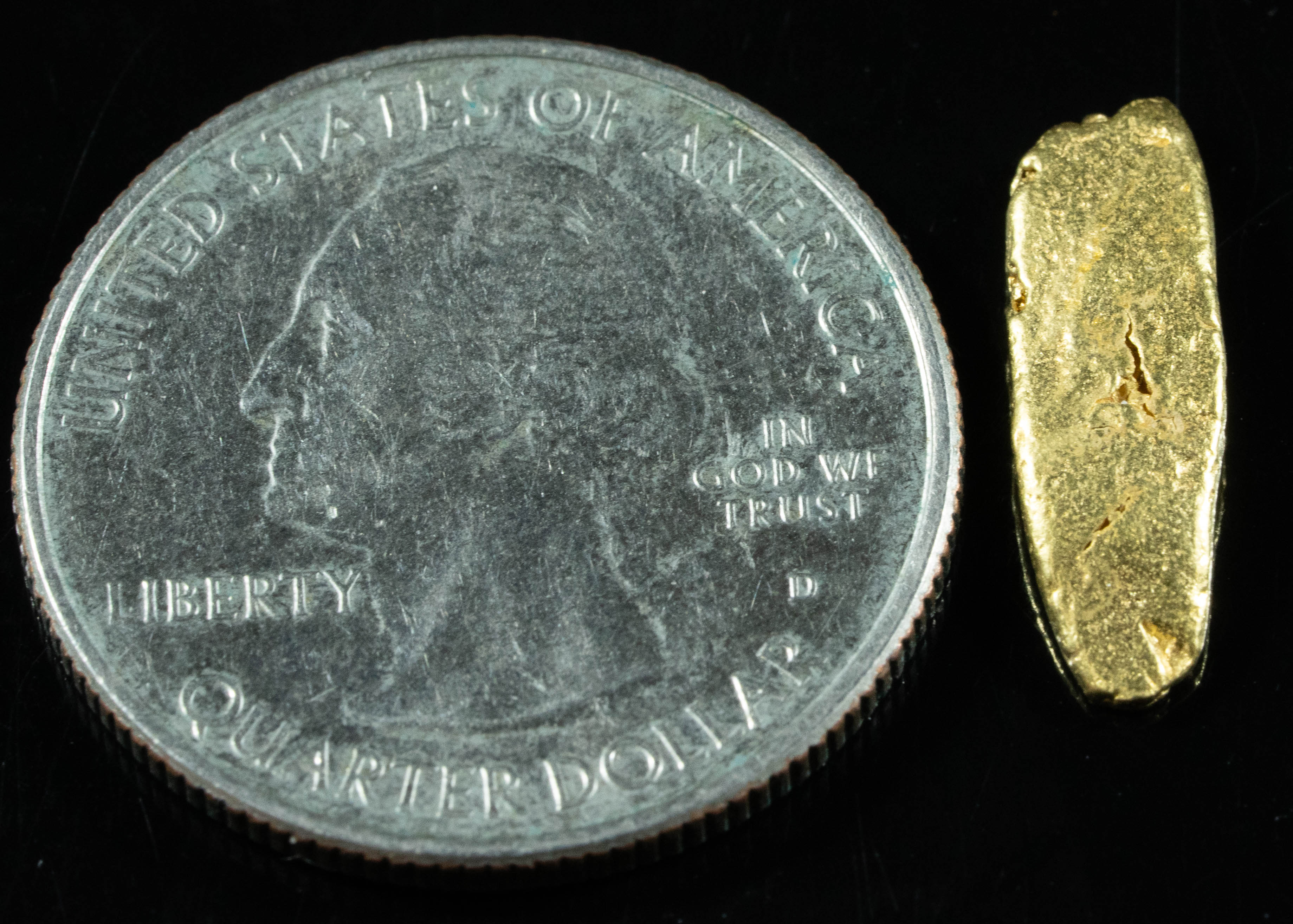 #61 Alaskan BC Natural Gold Nugget 1.47 Grams Genuine