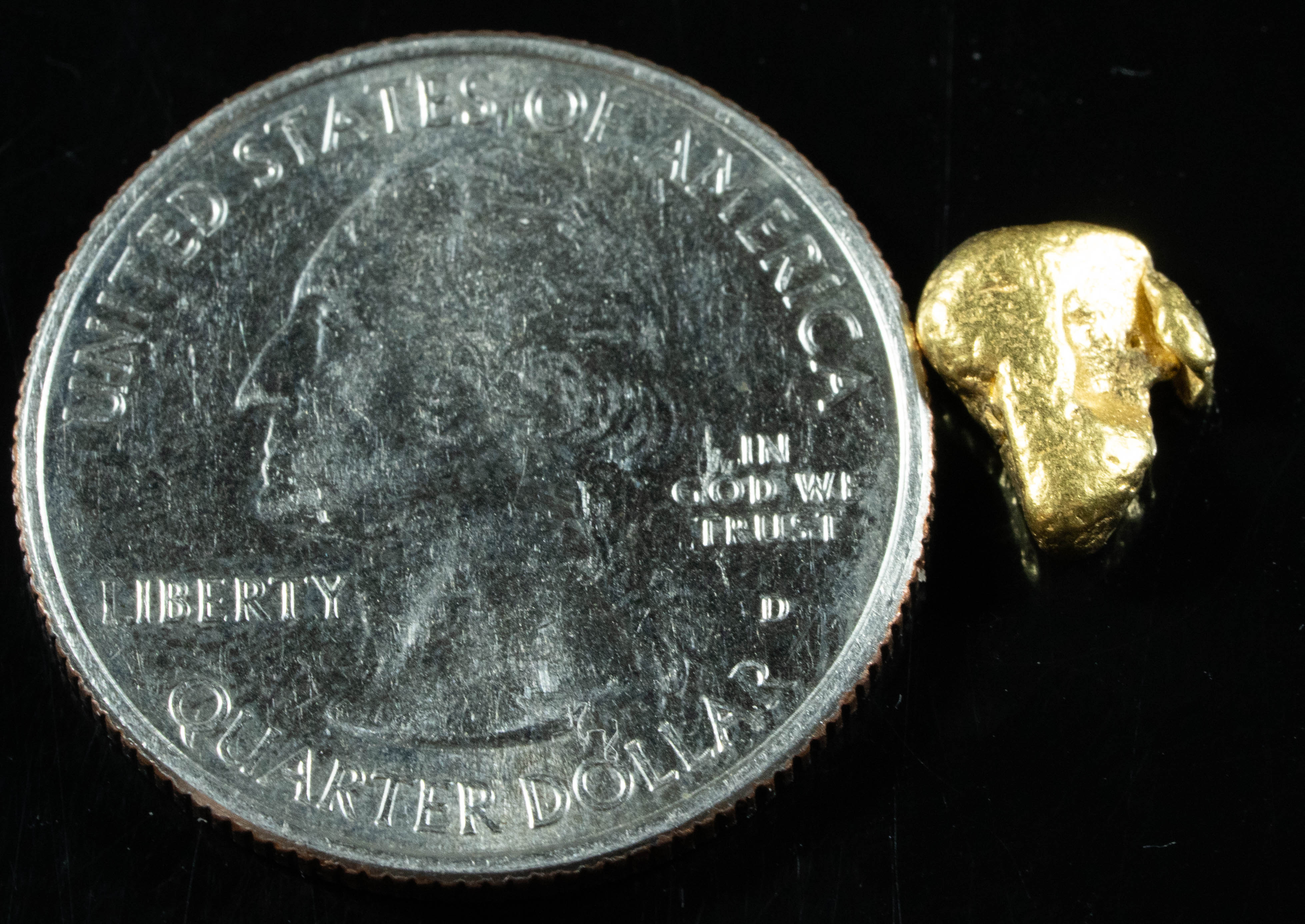 #162 Alaskan BC Natural Gold Nugget 1.56 Grams Genuine