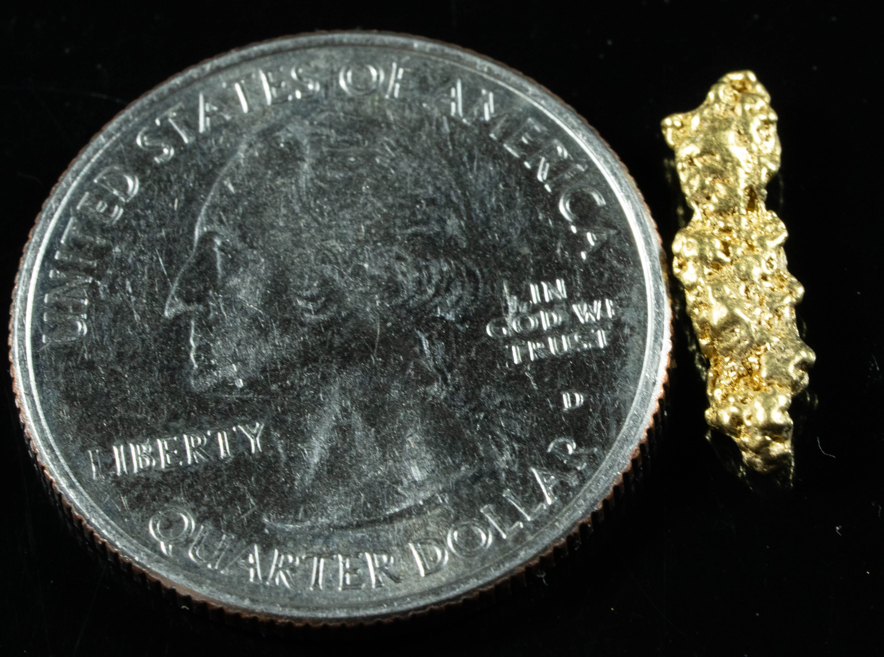 #170 Alaskan BC Natural Gold Nugget .92 Grams Genuine