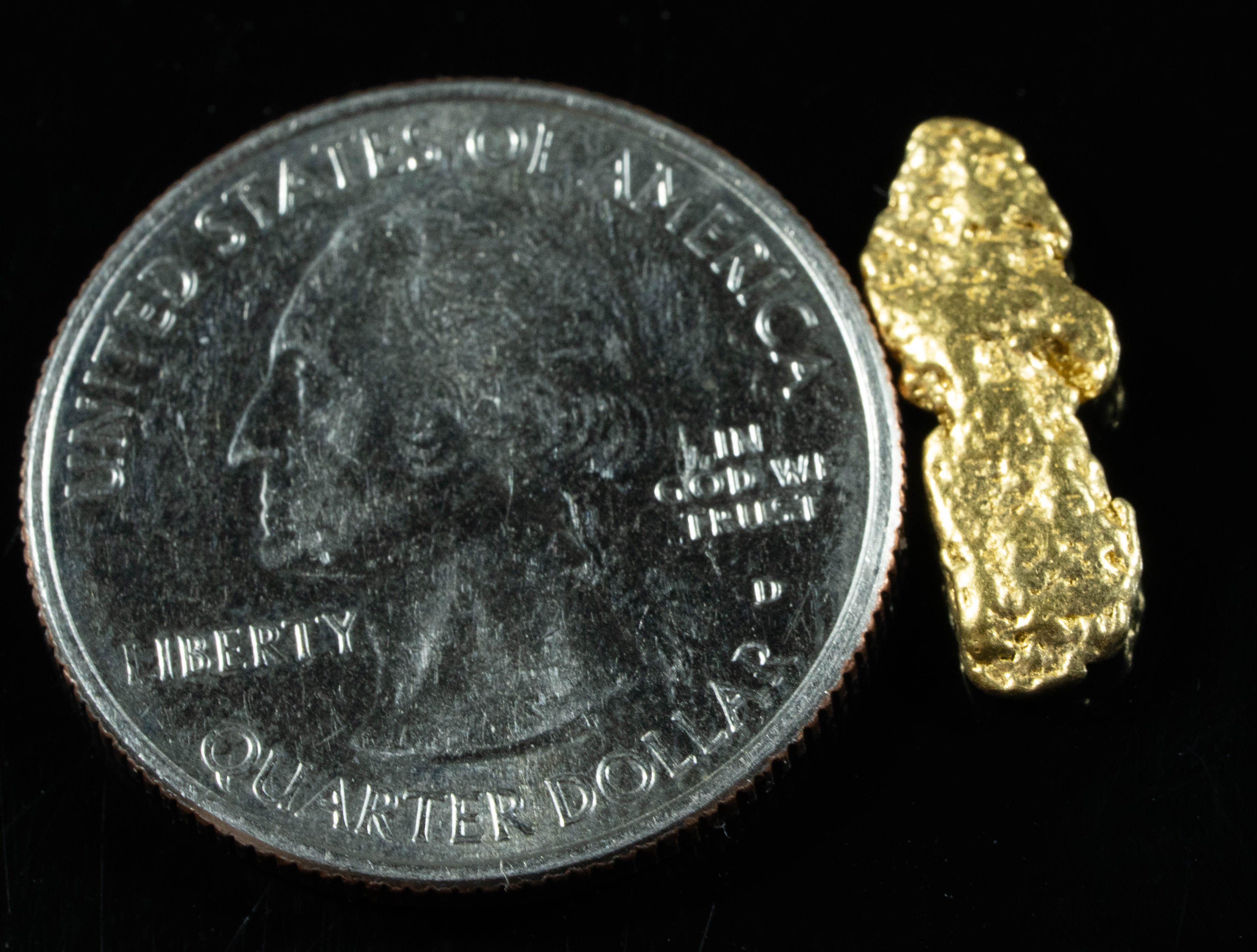 #172 Alaskan BC Natural Gold Nugget 1.82 Grams Genuine