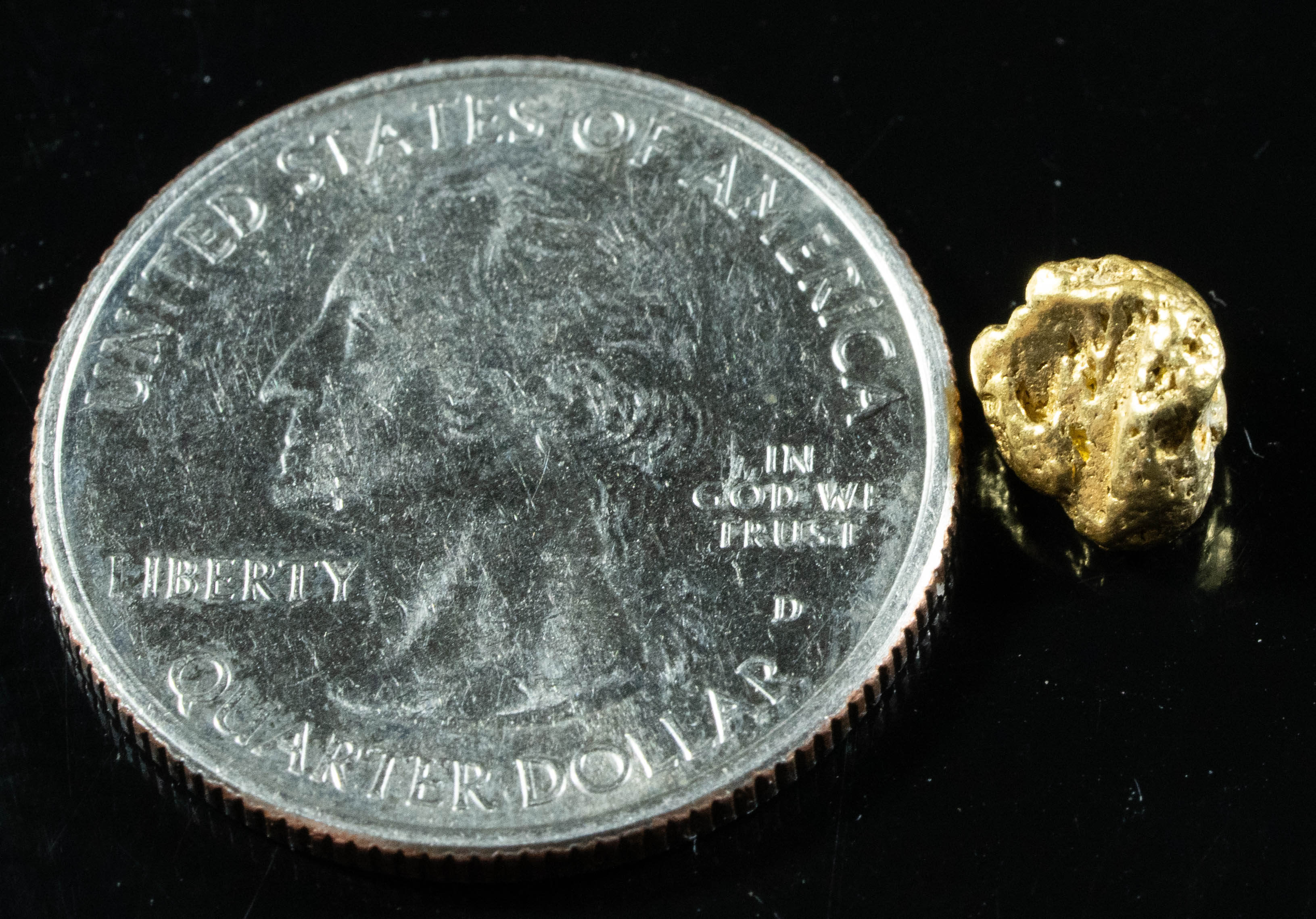 #174 Alaskan BC Natural Gold Nugget 1.56 Grams Genuine