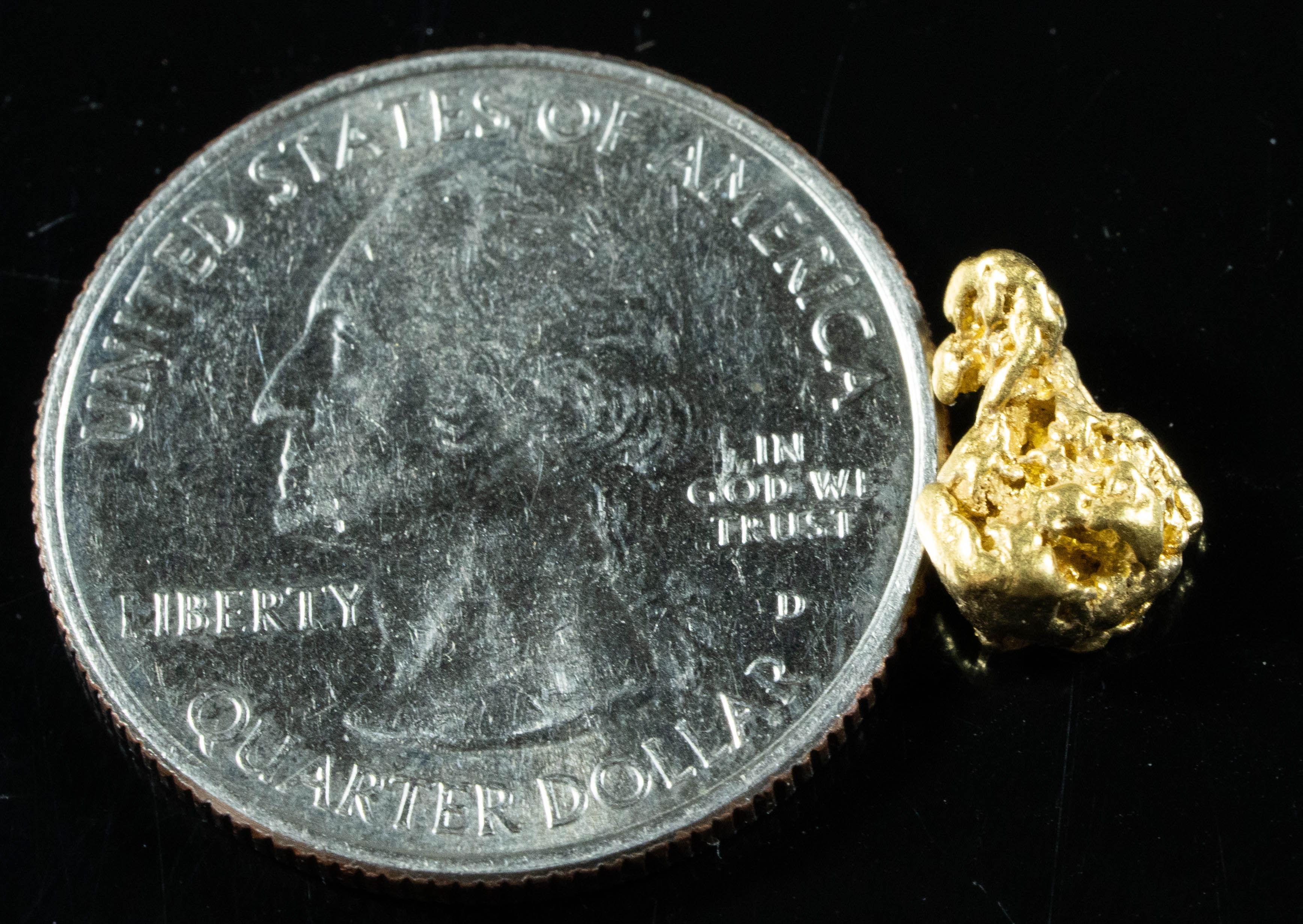 #175 Alaskan BC Natural Gold Nugget 1.38 Grams Genuine