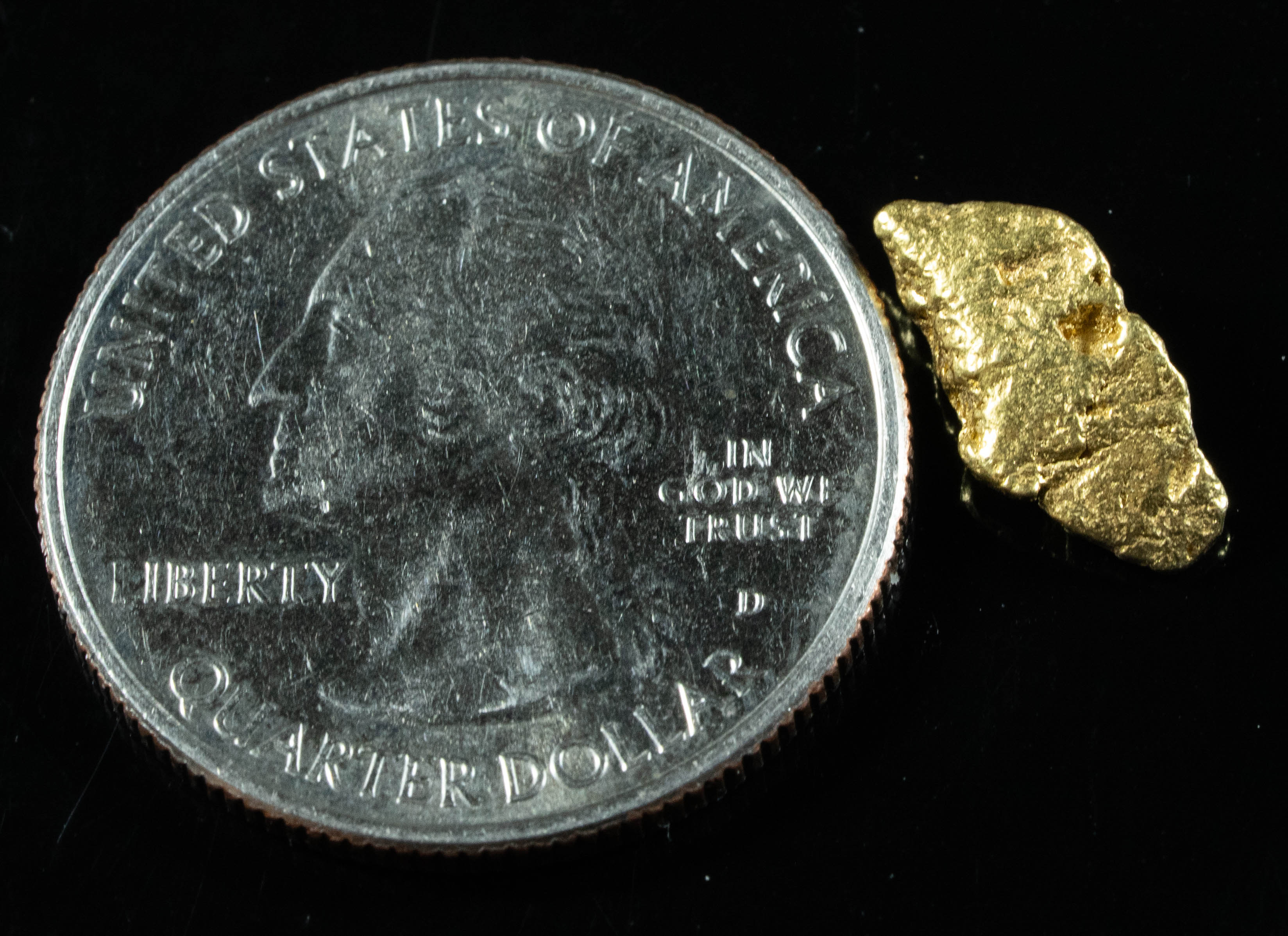 #176 Alaskan BC Natural Gold Nugget 1.19 Grams Genuine