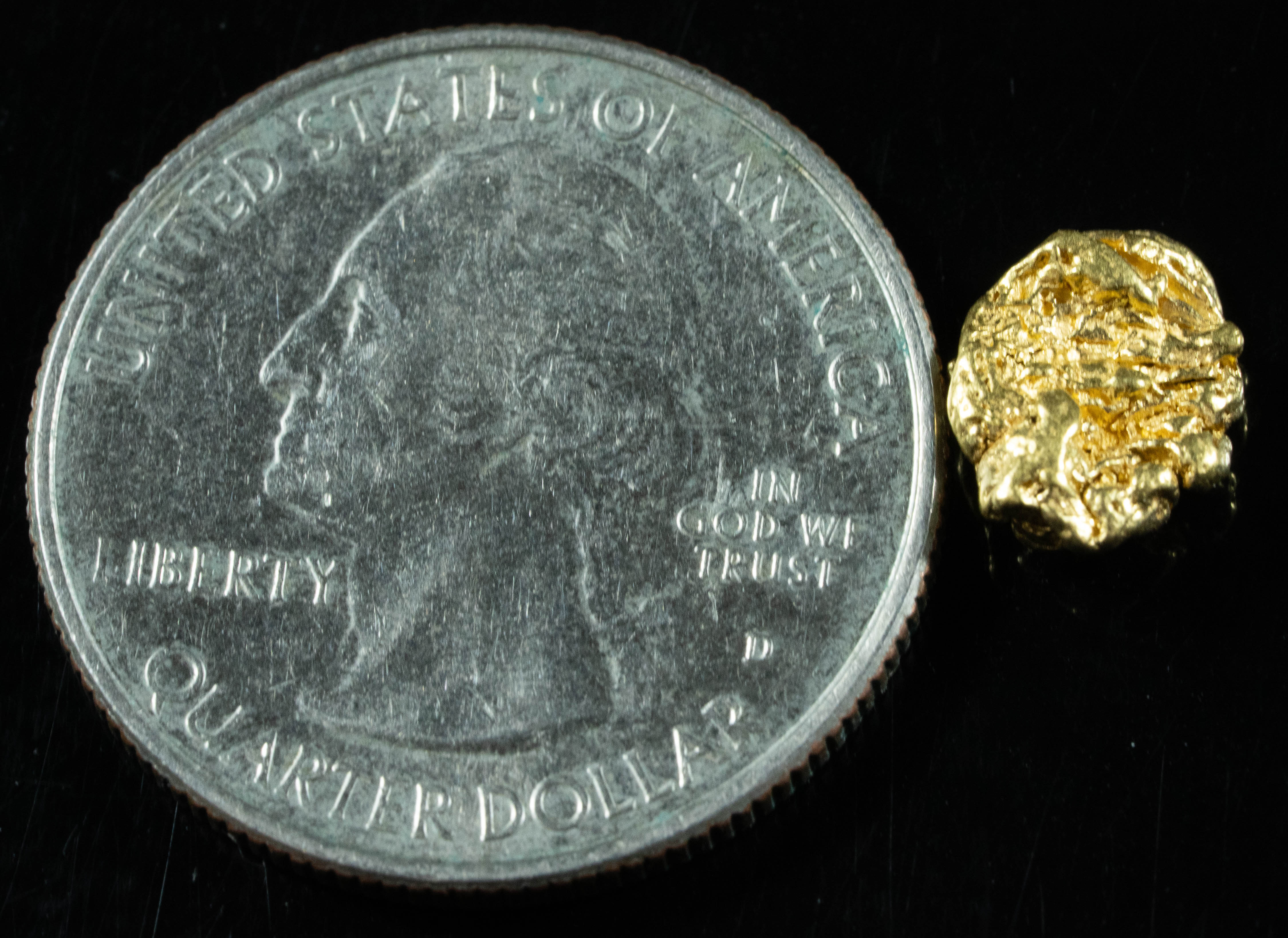 #82 Alaskan BC Natural Gold Nugget .91 Grams Genuine