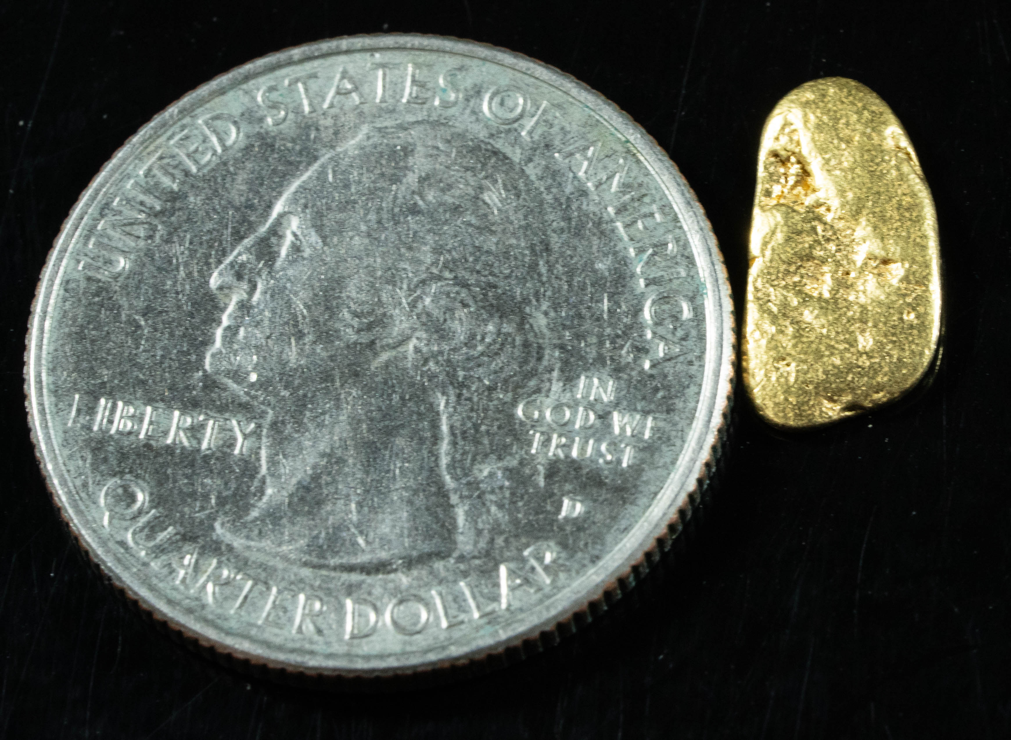 #83 Alaskan BC Natural Gold Nugget 1.12 Grams Genuine