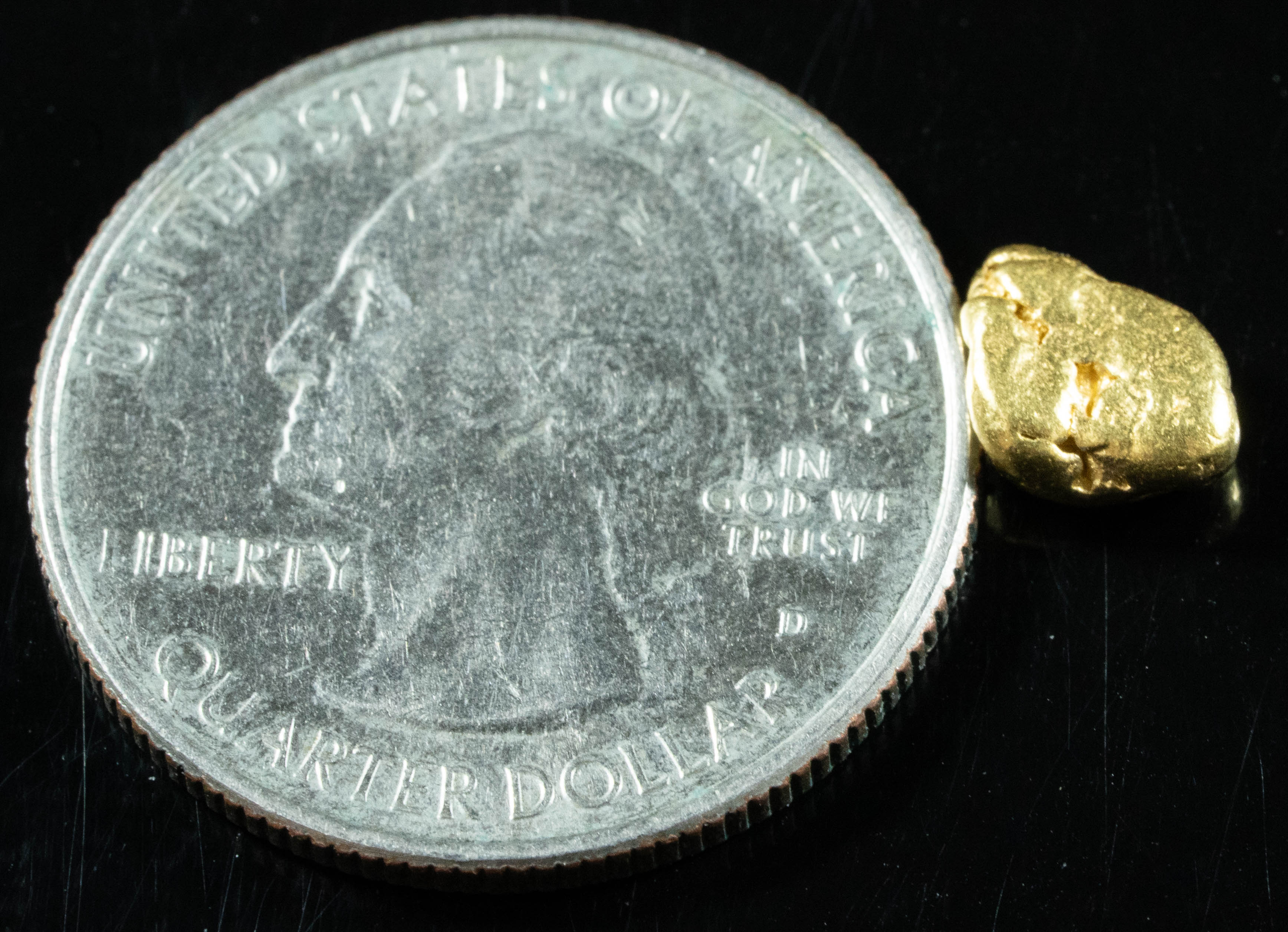 #85 Alaskan BC Natural Gold Nugget 1.41 Grams Genuine
