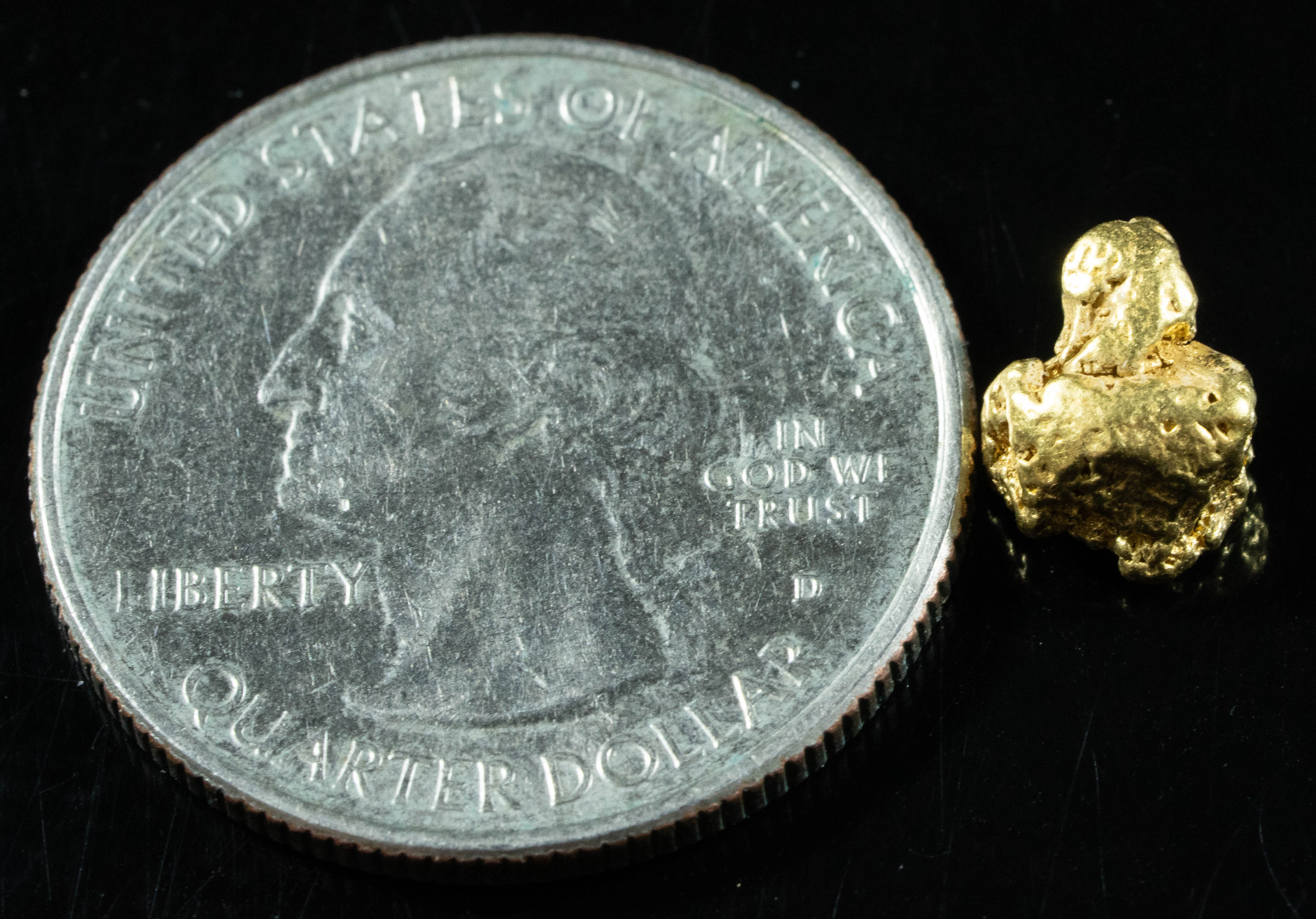 #89 Alaskan BC Natural Gold Nugget 1.56 Grams Genuine