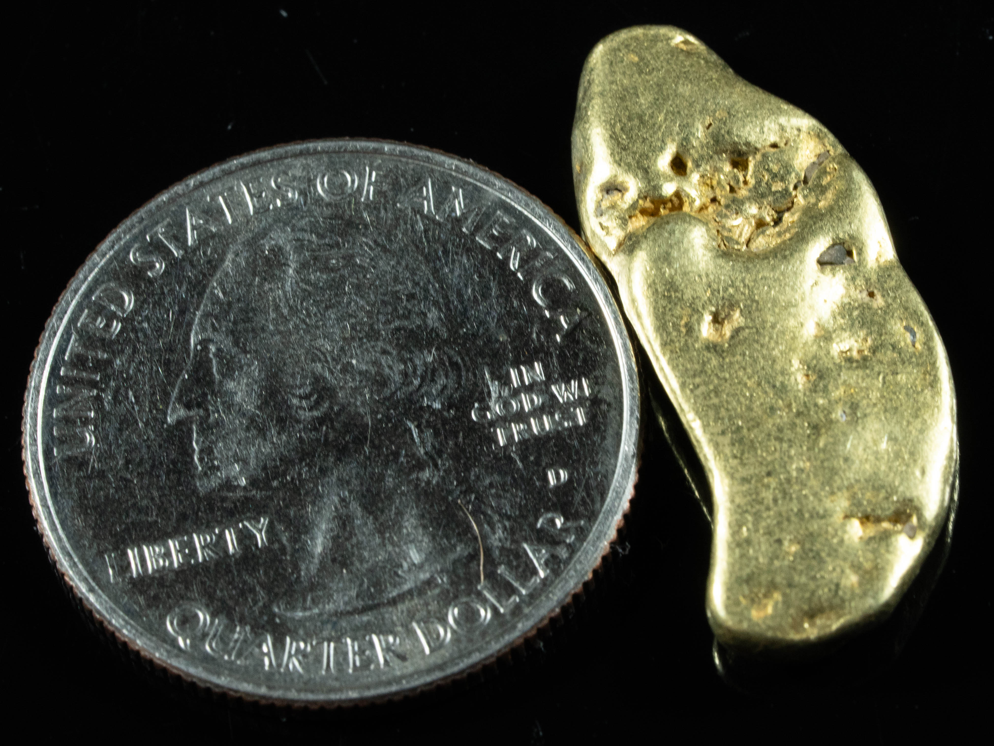 #438 Alaskan BC Natural Gold Nugget 8.42 Grams Genuine