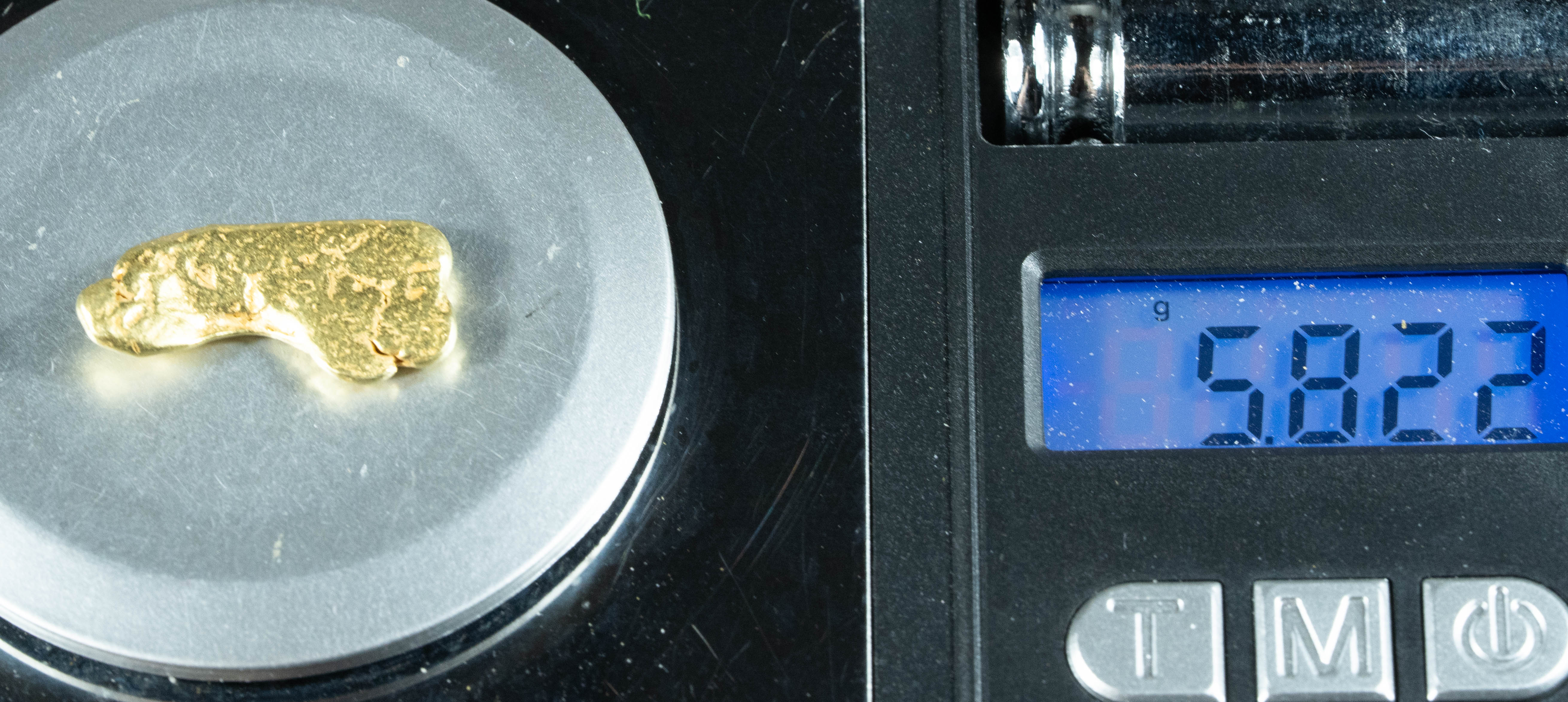 #450 Alaskan BC Natural Gold Nugget 5.82 Grams Genuine