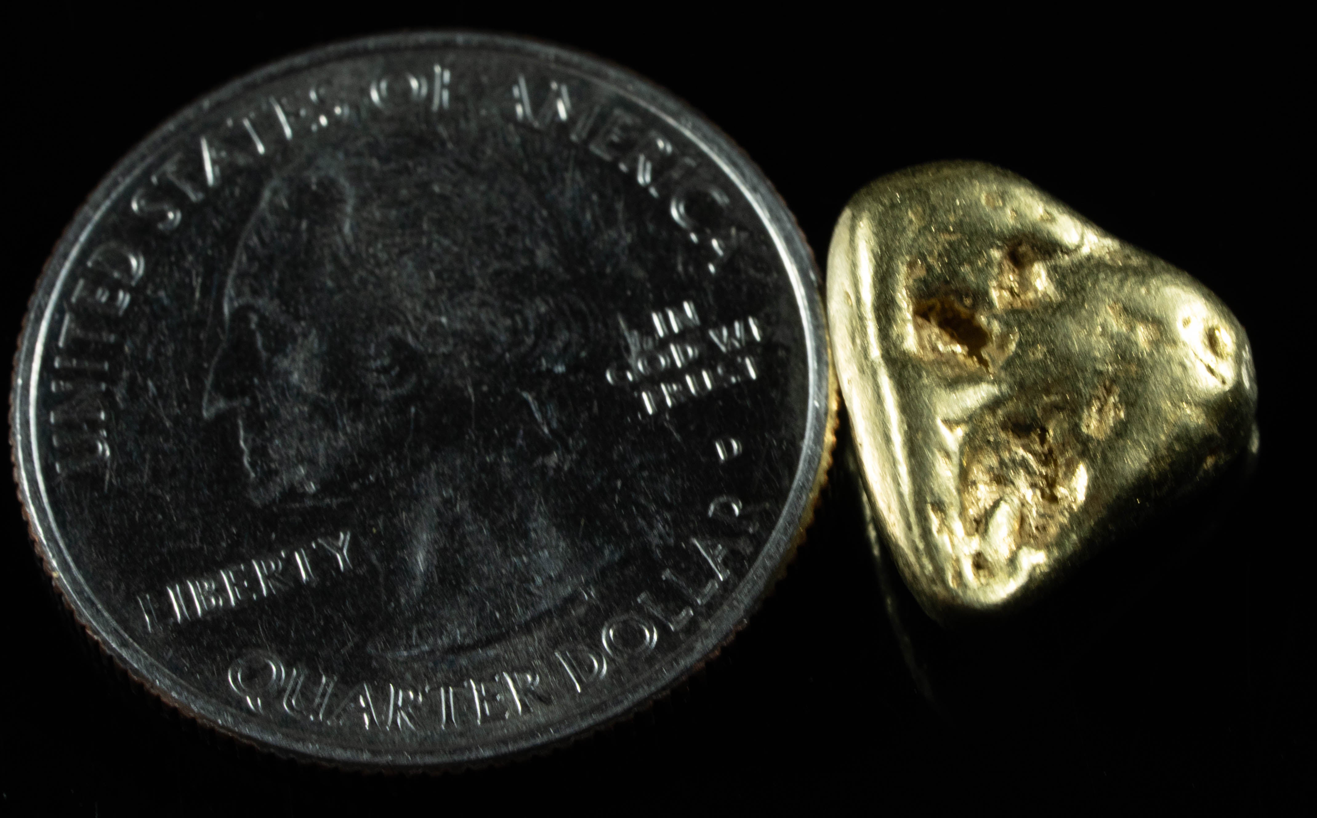 #472 Alaskan BC Natural Gold Nugget 6.76 Grams Genuine