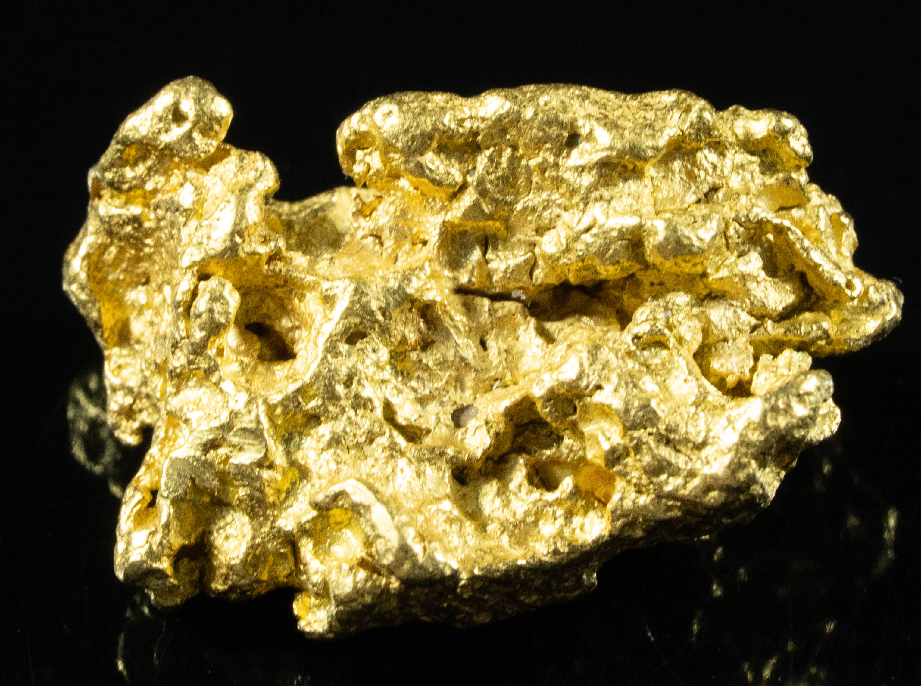 #1192 Natural Gold Nugget Australian 13.65 Grams Genuine