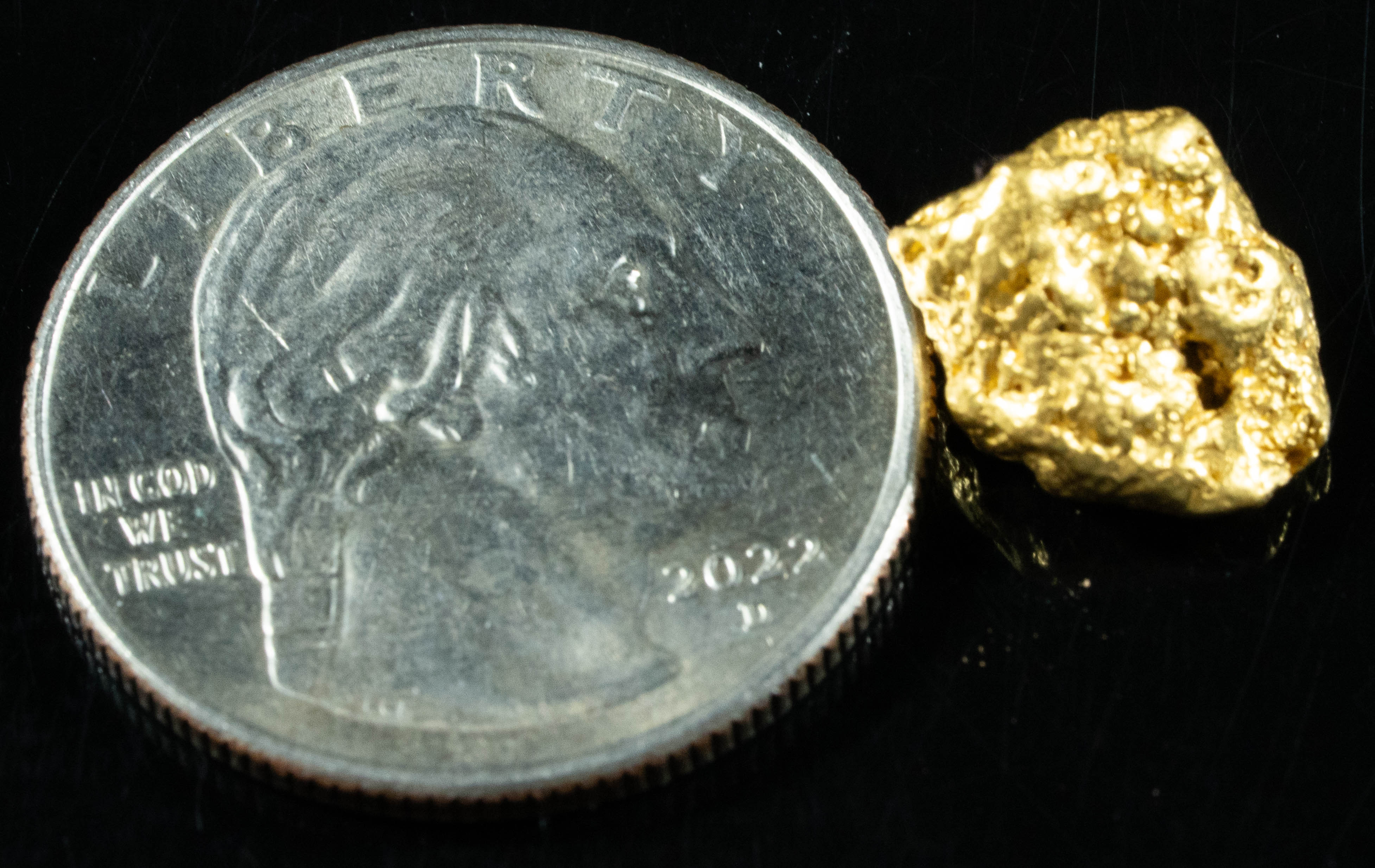 #1064 Natural Gold Nugget Australian 2.68 Grams Genuine