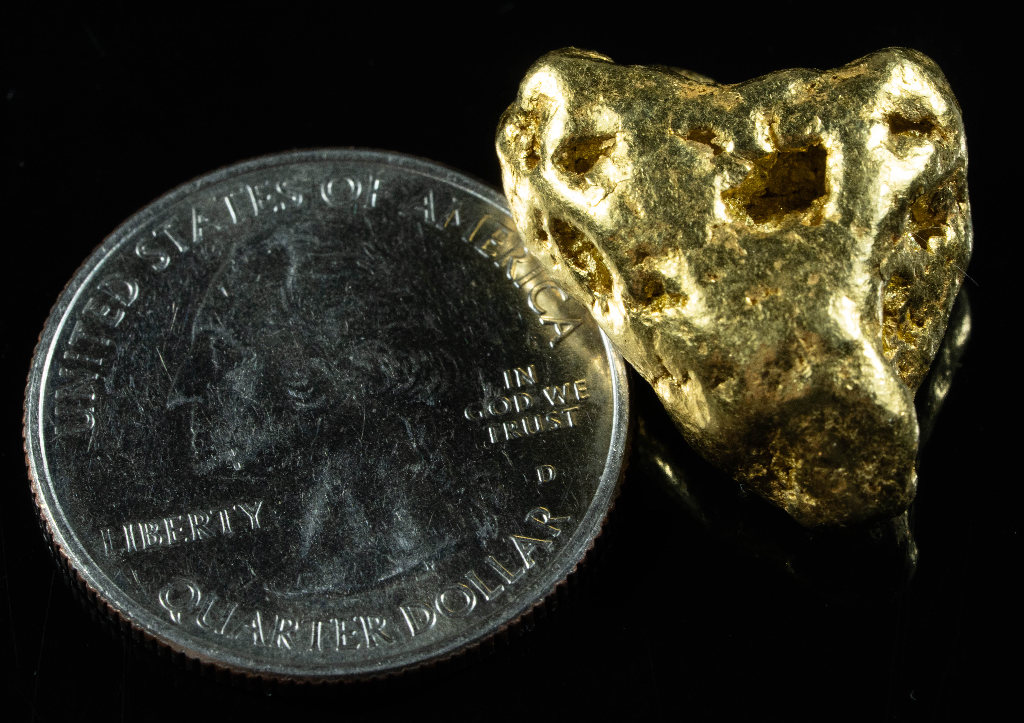 #476 Alaskan BC Natural Gold Nugget 19.05 Grams Genuine