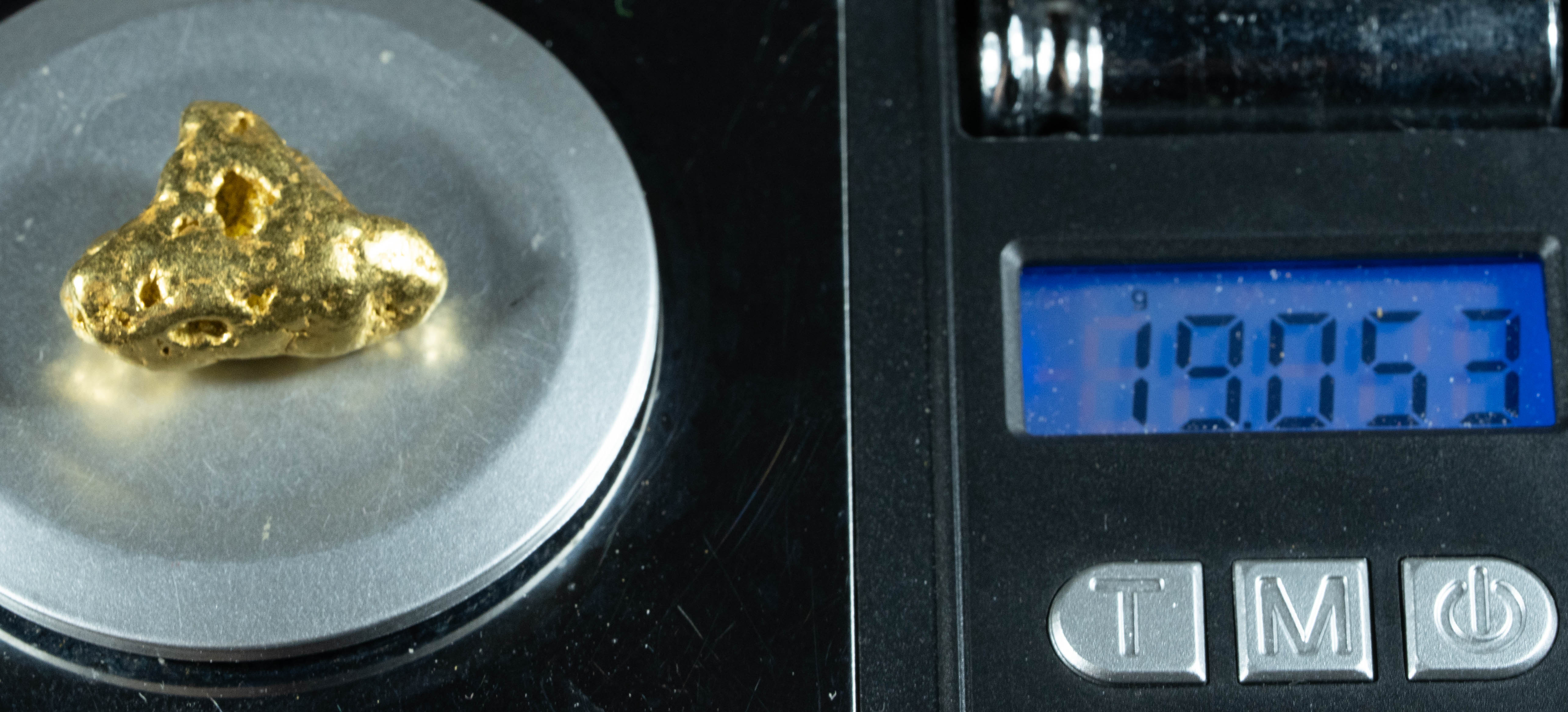 #476 Alaskan BC Natural Gold Nugget 19.05 Grams Genuine