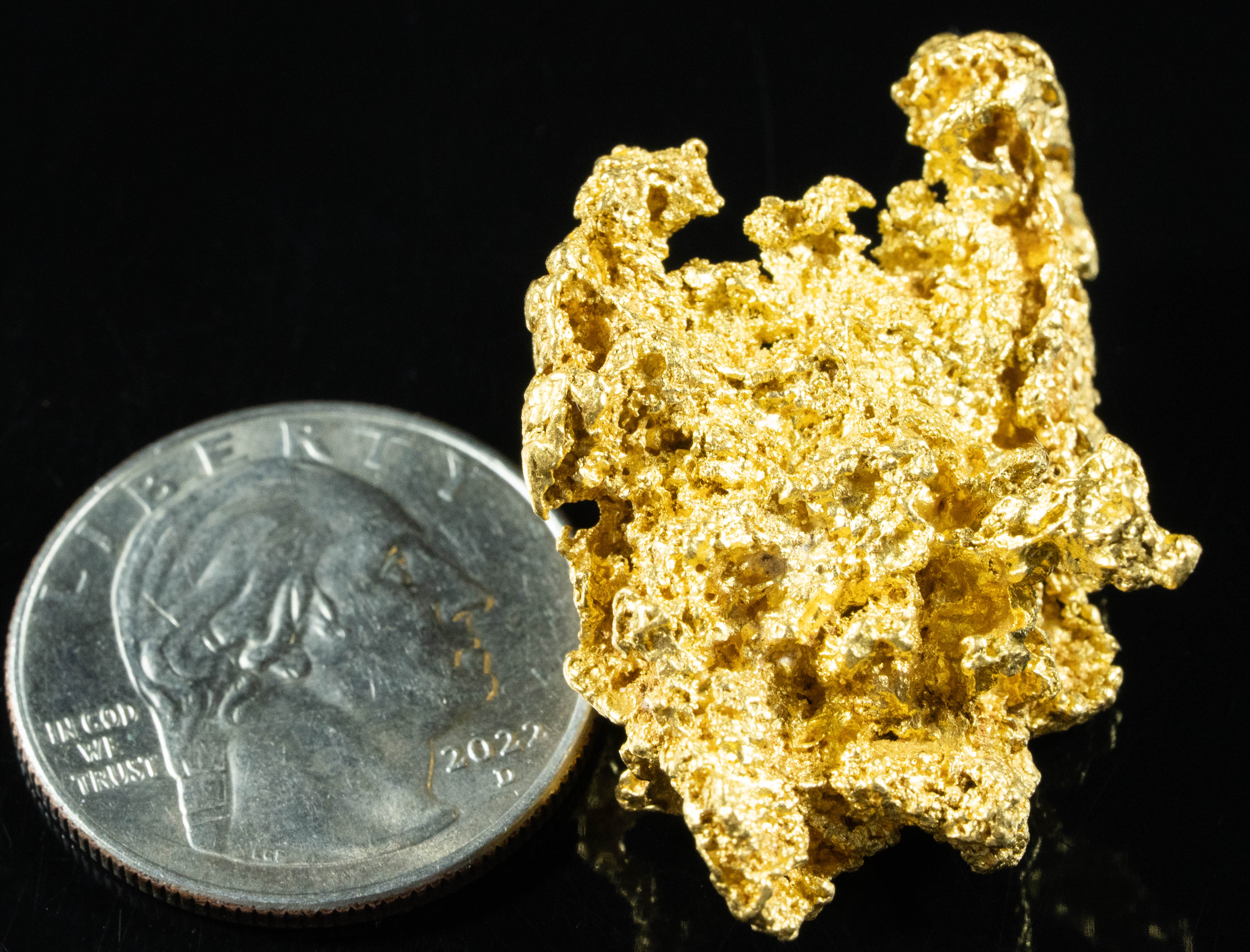 #1201 Natural Gold Nugget Australian 35.30 Grams Genuine